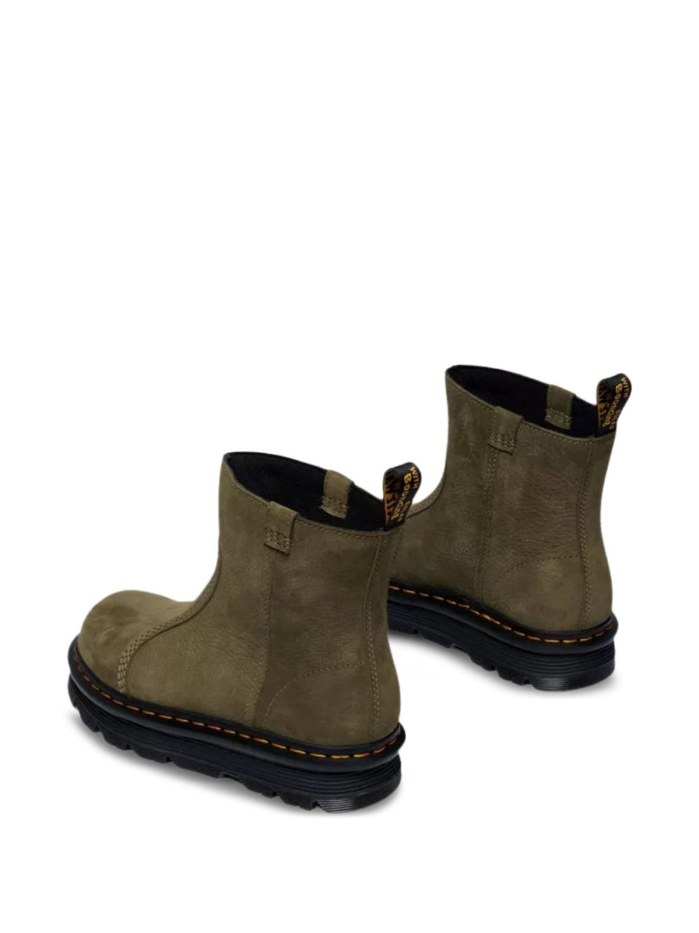 leather platform boots - 4
