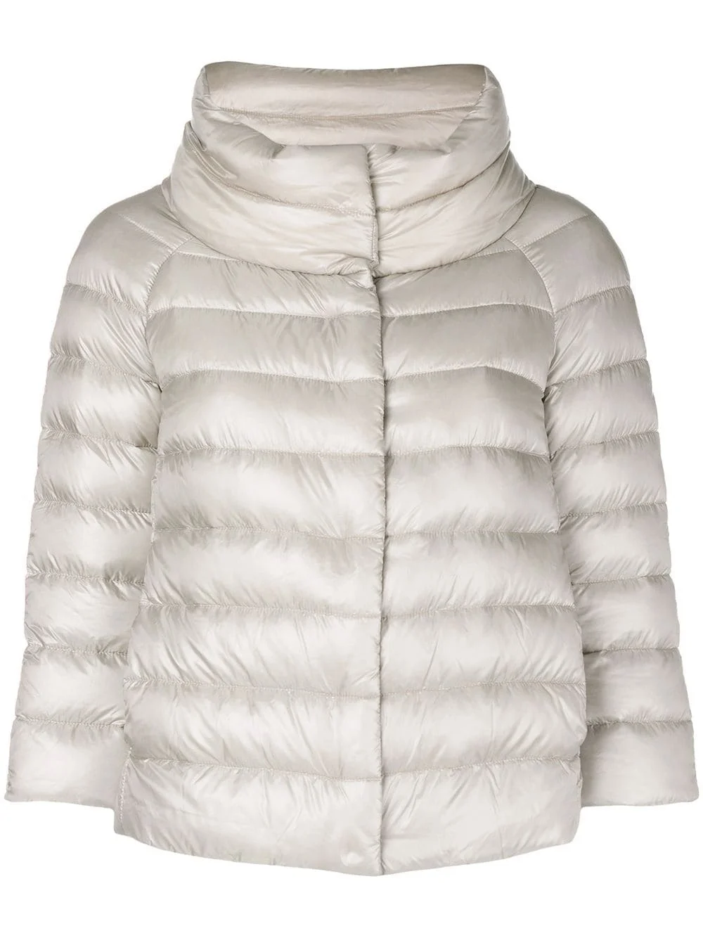 zipped padded jacket - 1