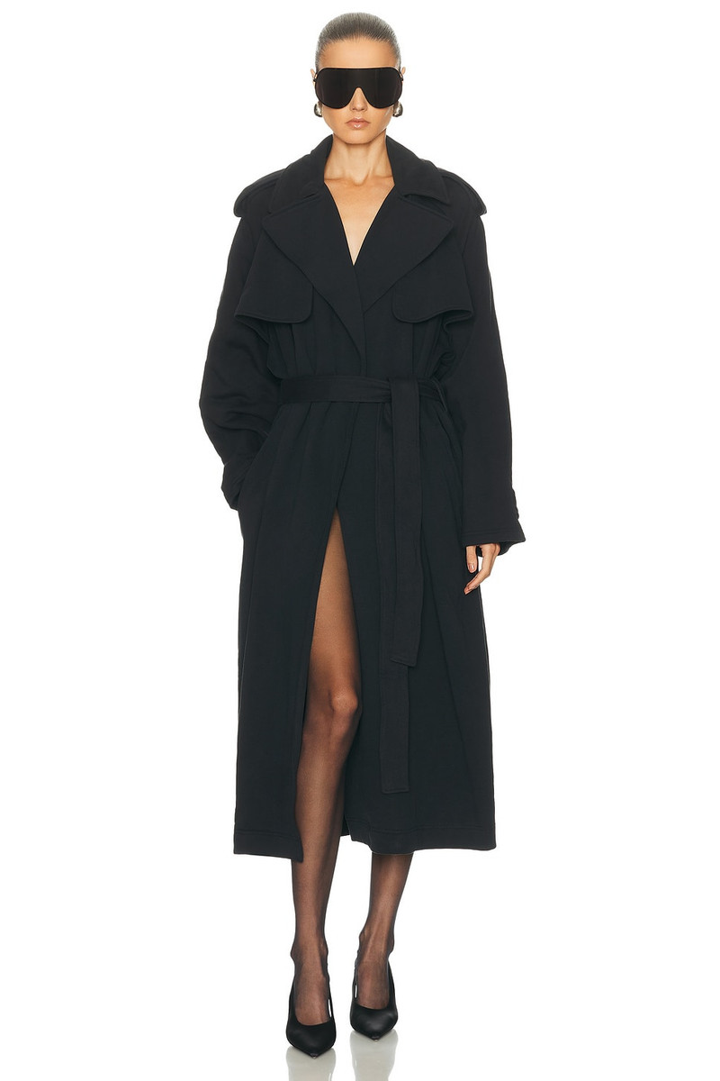 Boyfriend Fleece Trench Coat 1