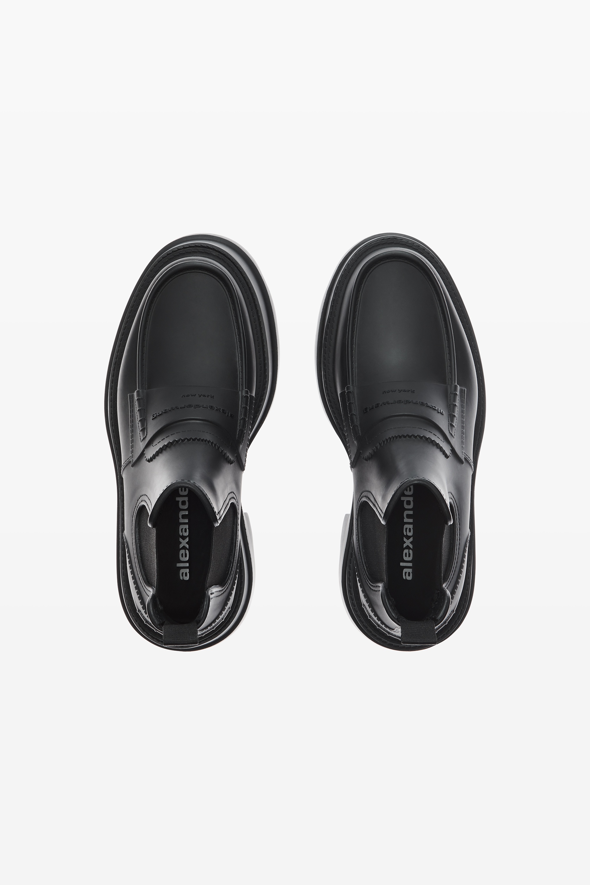 Carter 75mm Ankle Platform Boot in Rubber - 6