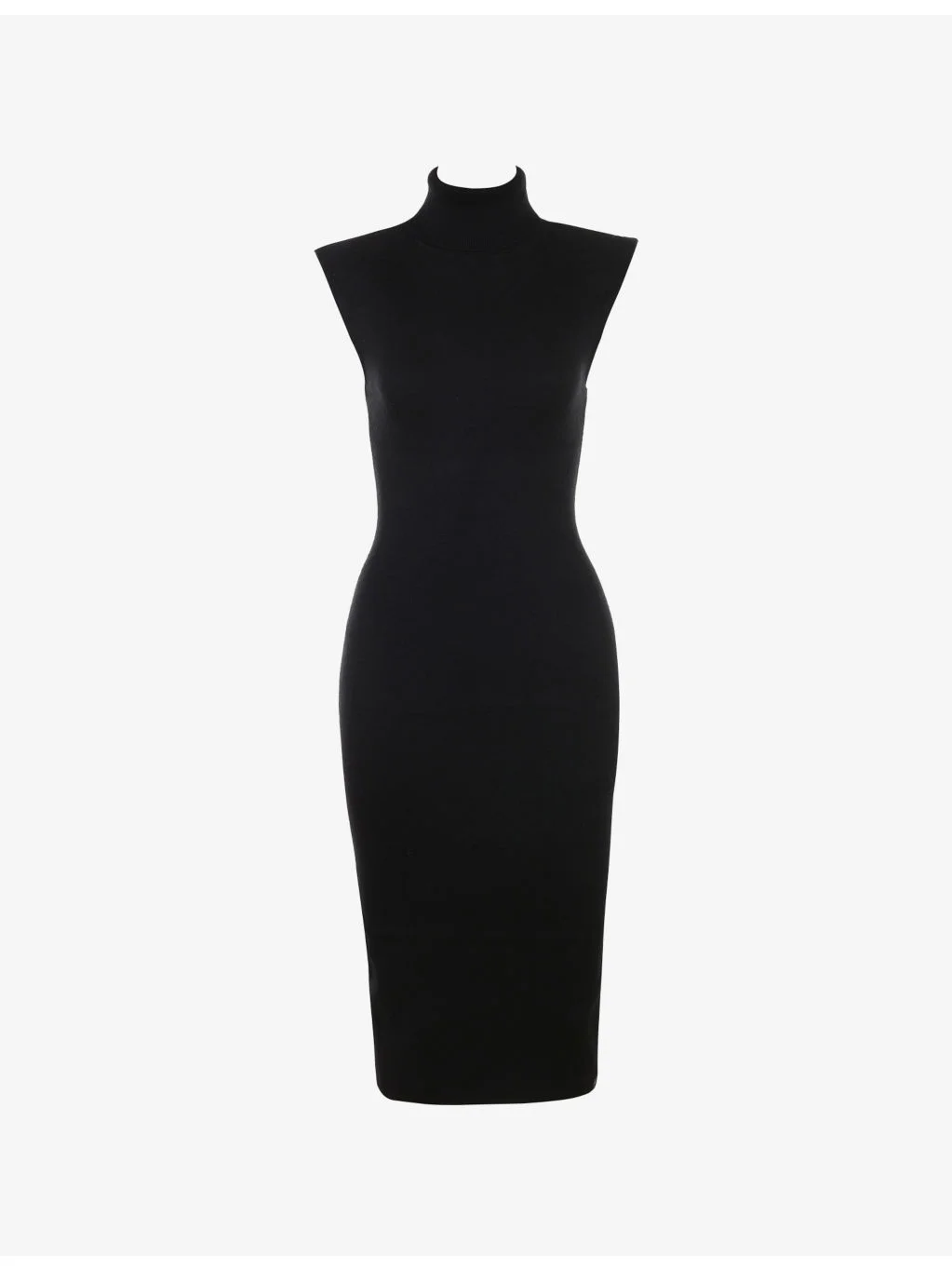 Gaia Turtleneck Cotton-Blend Midi Dress - 1