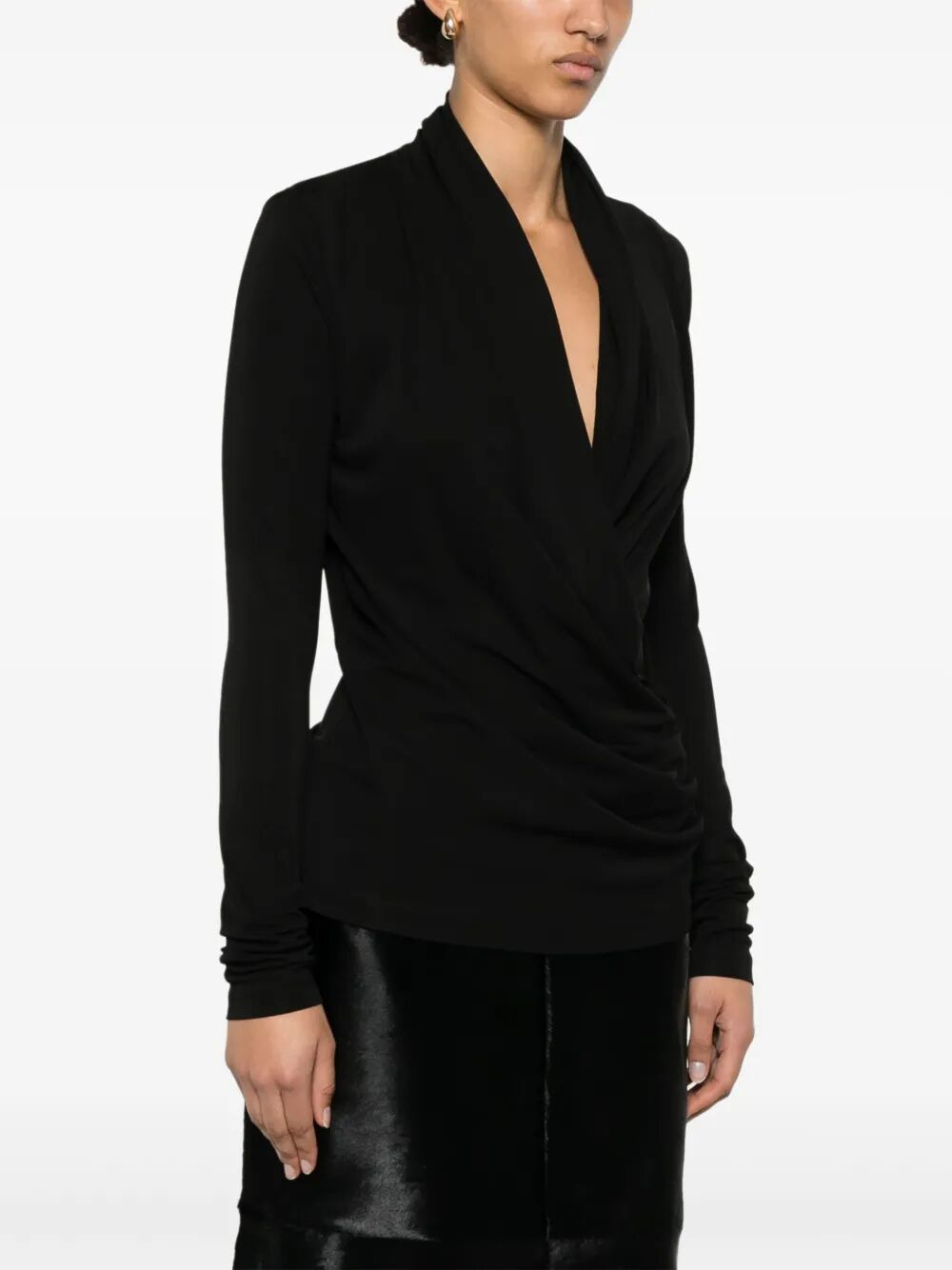 Toteme Women Overlapped Jersey Top - 3