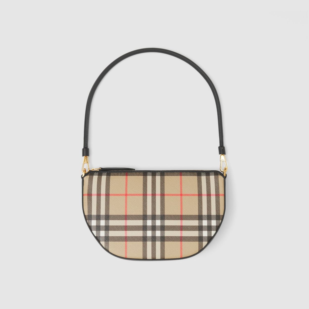 Vintage Check Cotton Olympia Pouch - 1