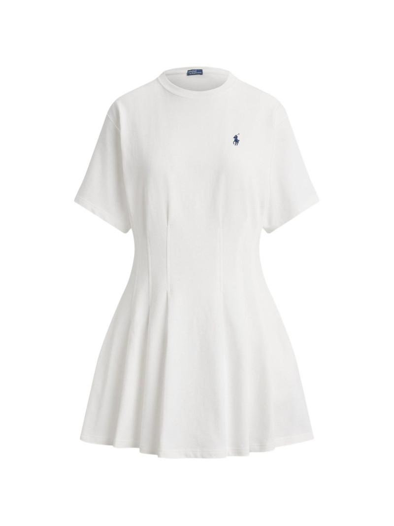 pleated cotton jersey dress 1