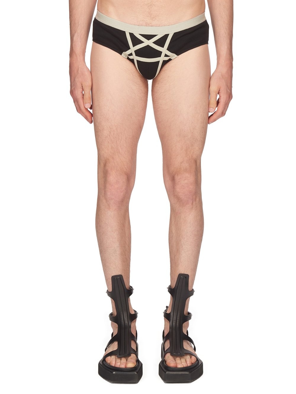 【送料&関税込】Rick Owens Stretch Ribbed Fitted Briefs Alissa Knit Briefs - Black – The Frankie Shop