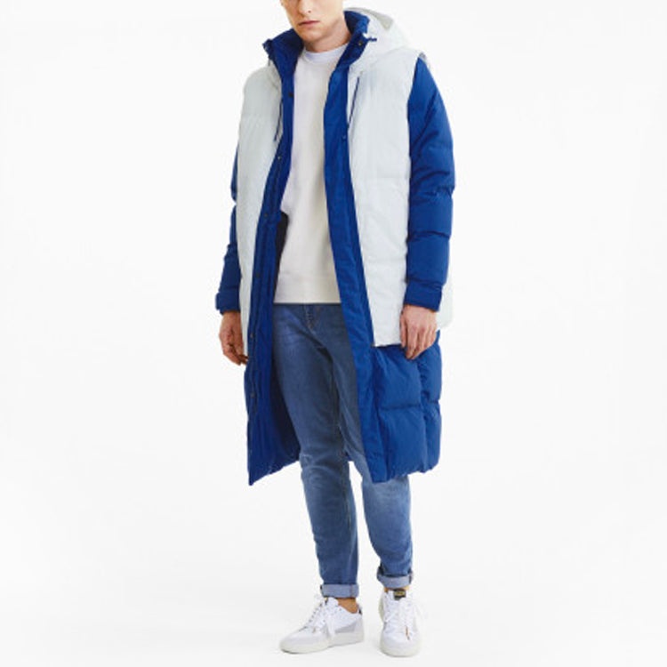 PUMA Layer Down Jacket 'Blue White' 598317-73 - 5