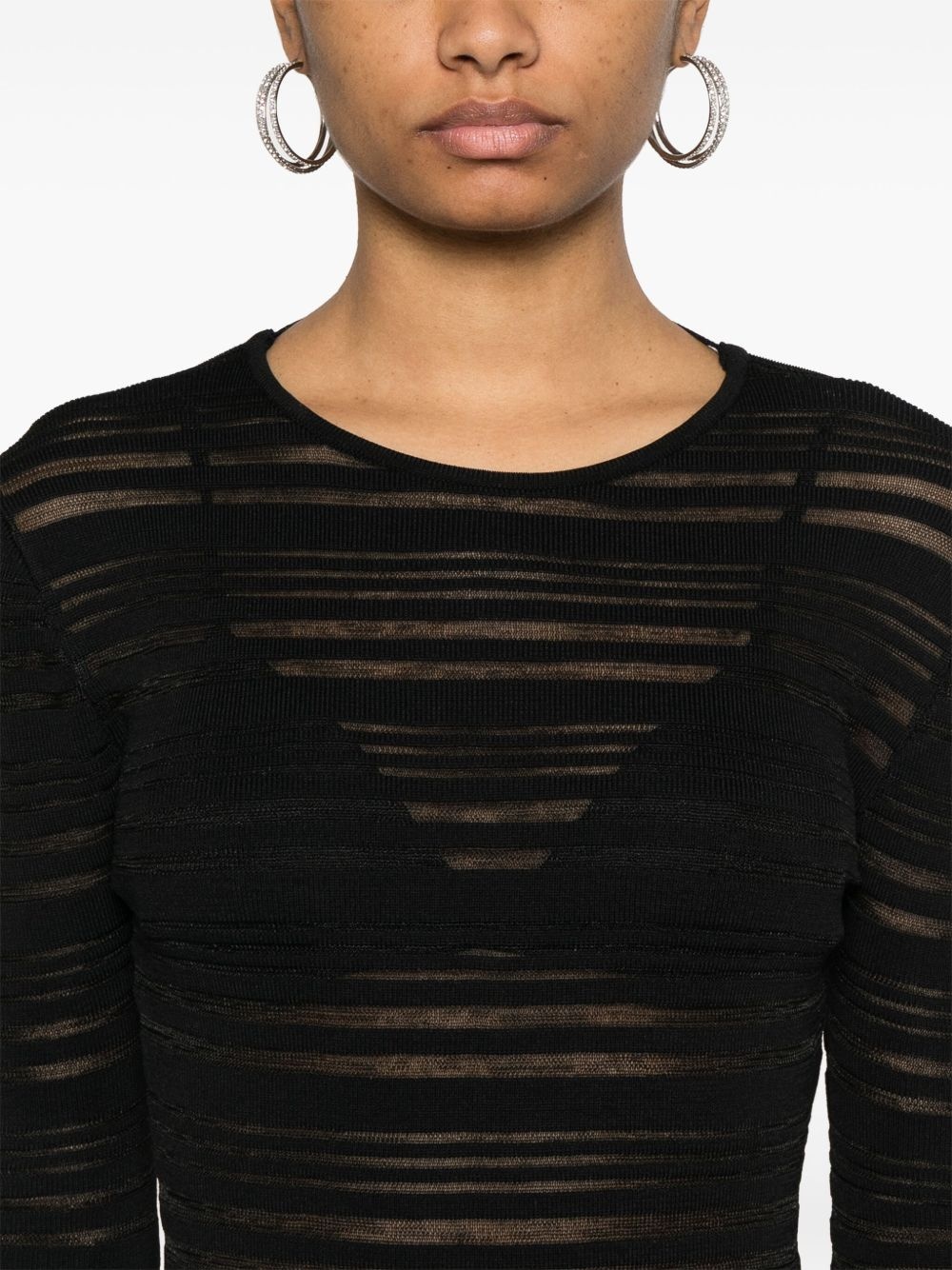 striped knit maxi dress - 5