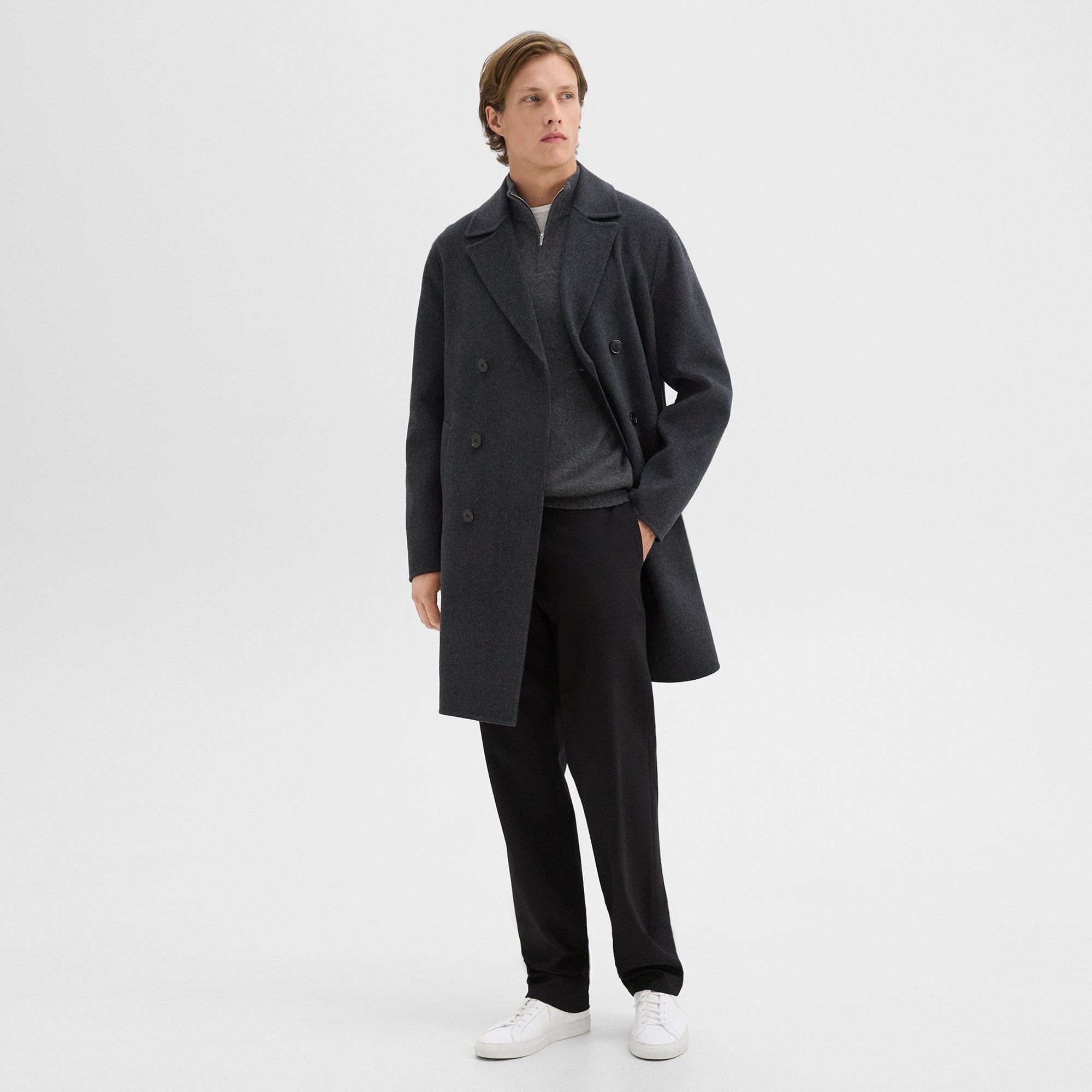 Double-Breasted Coat in Double-Face Wool-Cashmere - 2