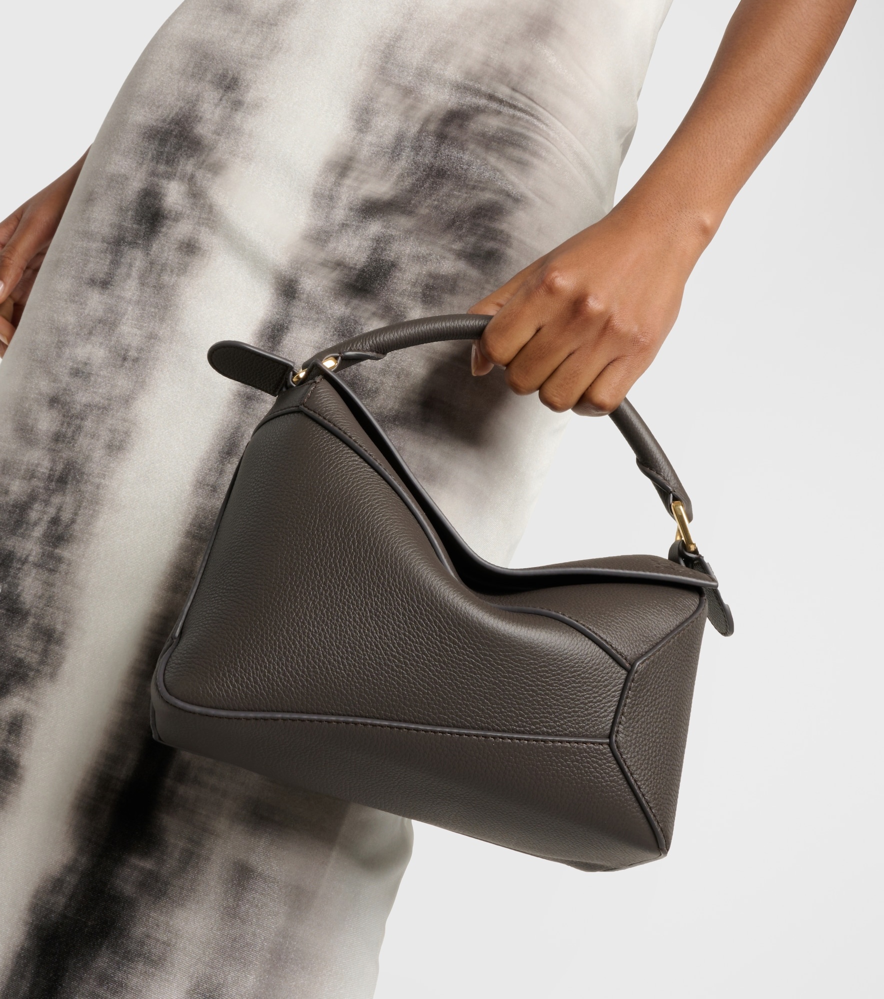 Puzzle Small leather shoulder bag - 7