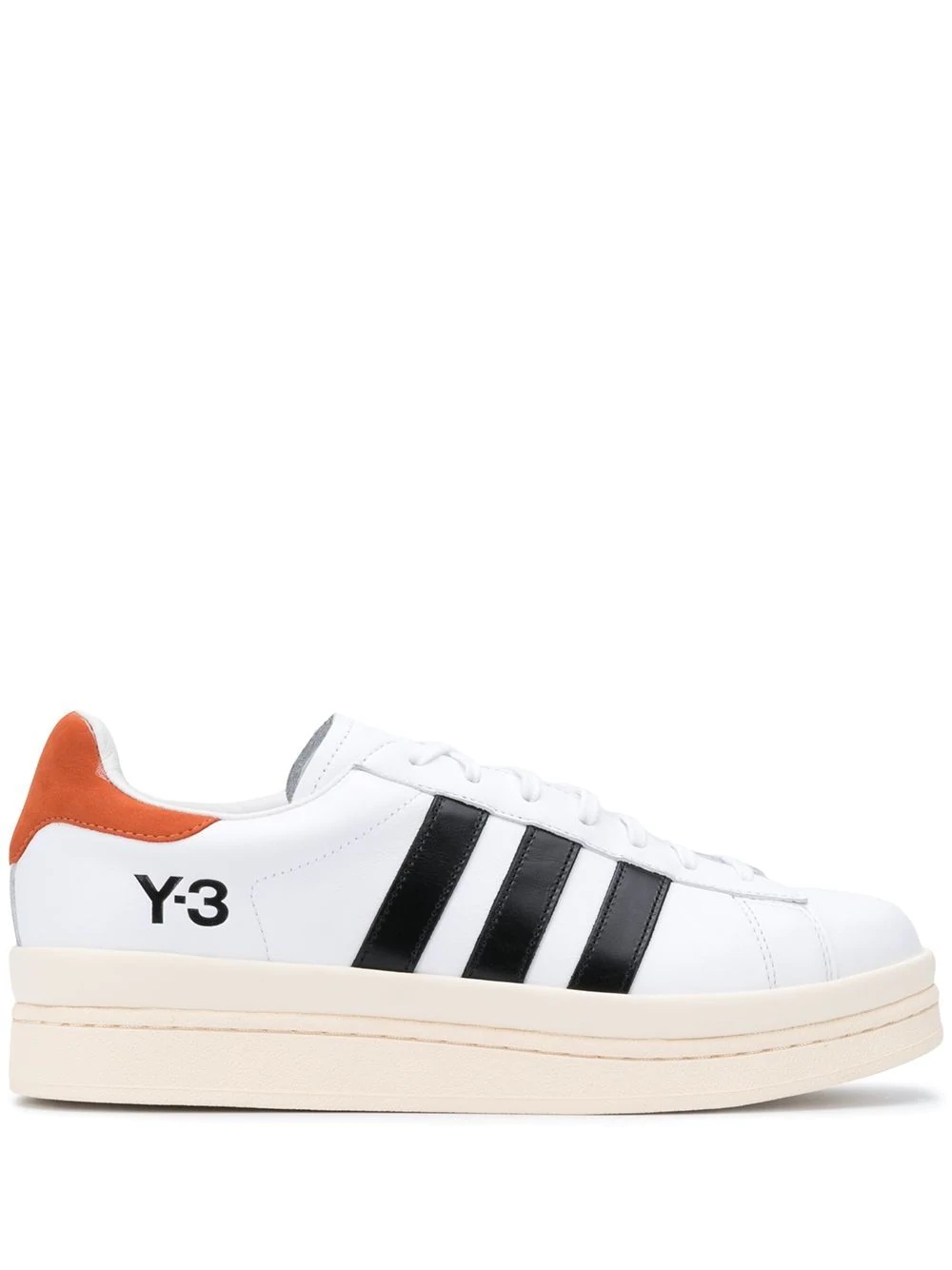 logo printed lace-up sneakers - 1