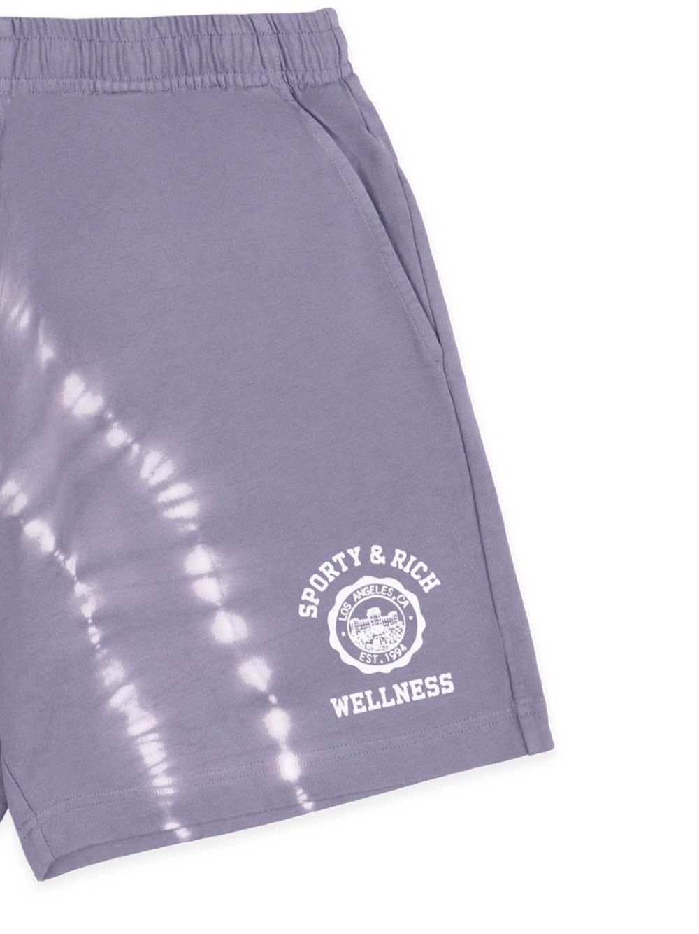 Emblem cotton track shorts - 2