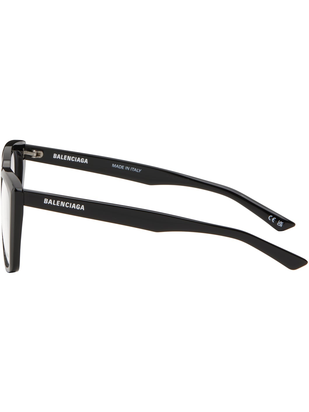 Black Cateye Glasses - 3