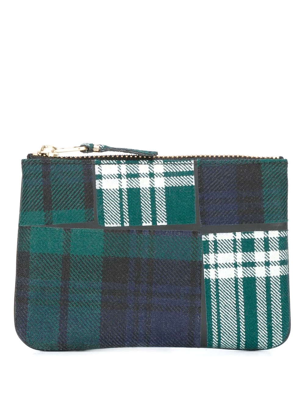 Tartan Patchwork Small Pouch - 1