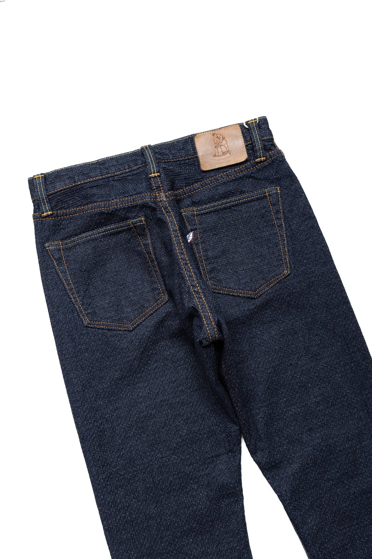 1170-2-ID Sashiko 5P Pants Relax Tapered - Indigo x Indigo - 6