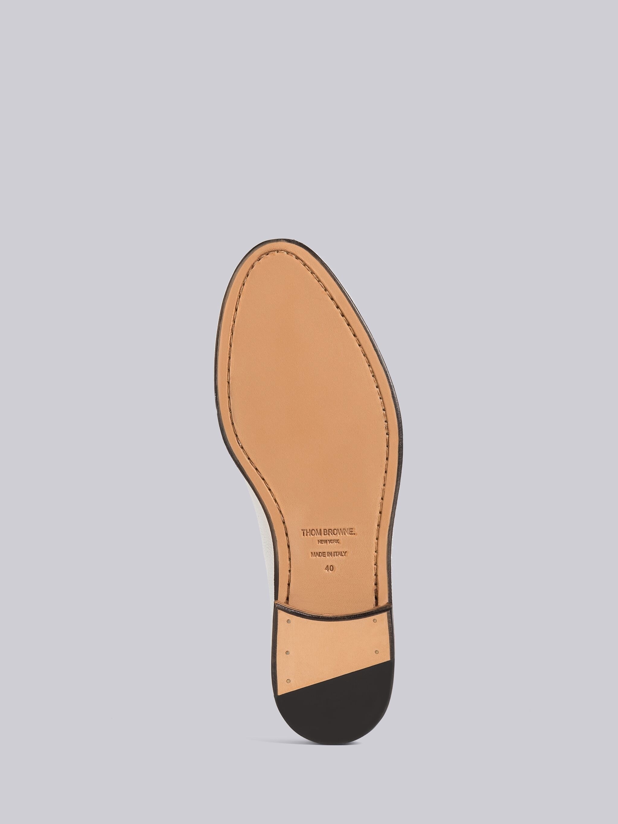 Pebble Grain Ankle Strap Court Shoe - 5