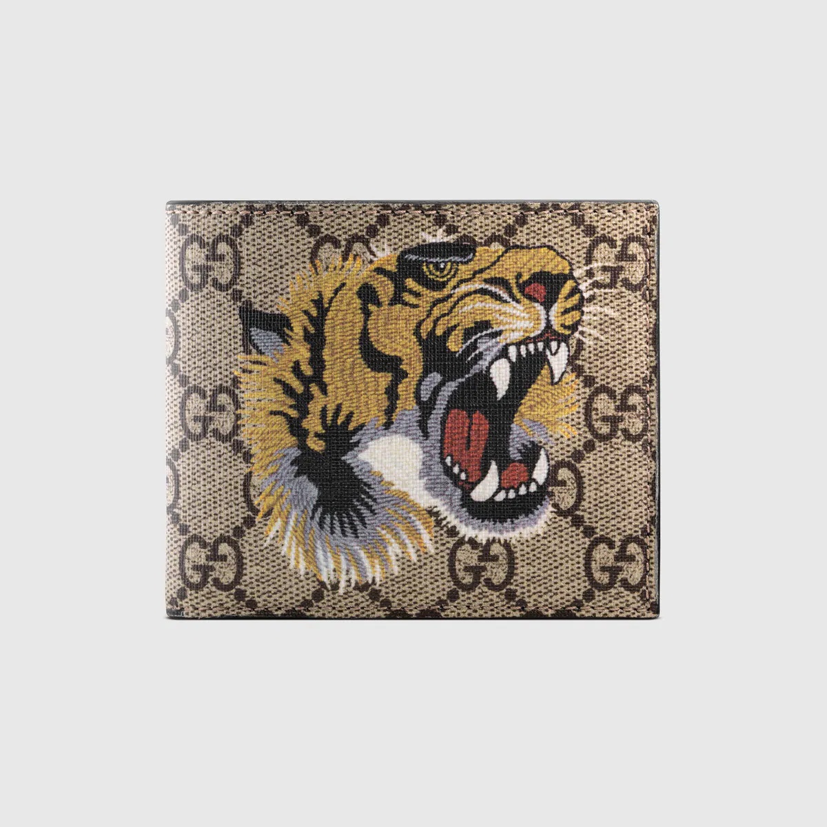 Tiger print GG Supreme wallet - 1