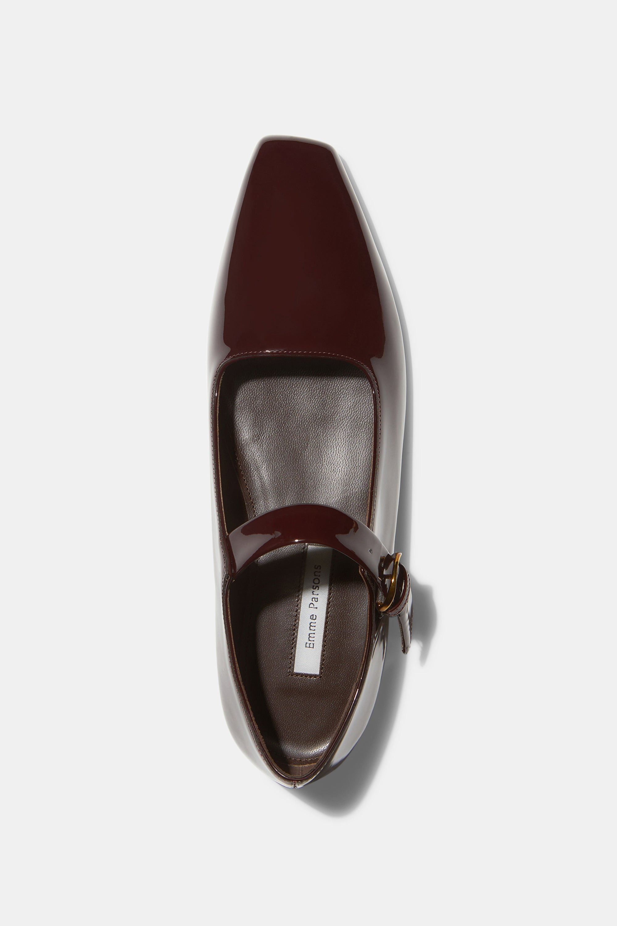 TRAMONTO MARY JANE IN BURGUNDY PATENT - 4