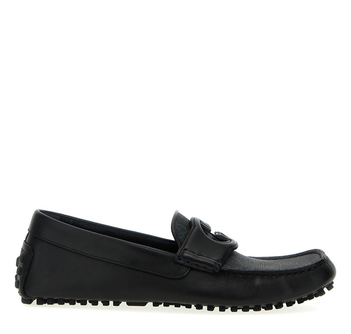 GUCCI GG INTERLOCKING DRIVER LOAFERS - 1