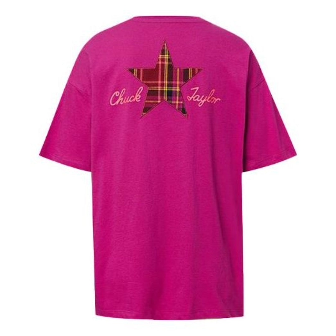 (WMNS) Converse Casual T-Shirt 'Purple' 10020518-A03 - 2