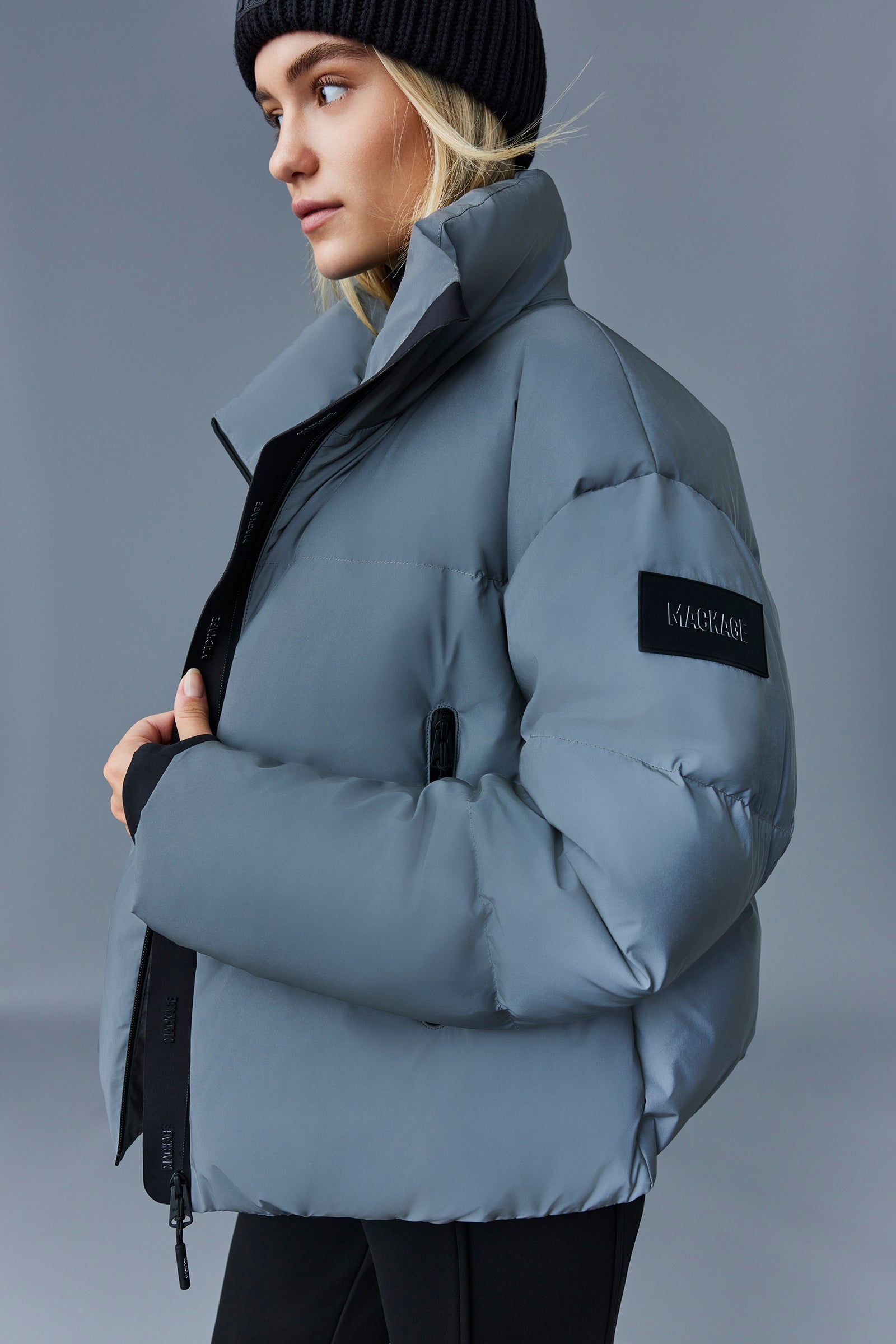 TESSY-RF Down jacket with reflective shell - 7