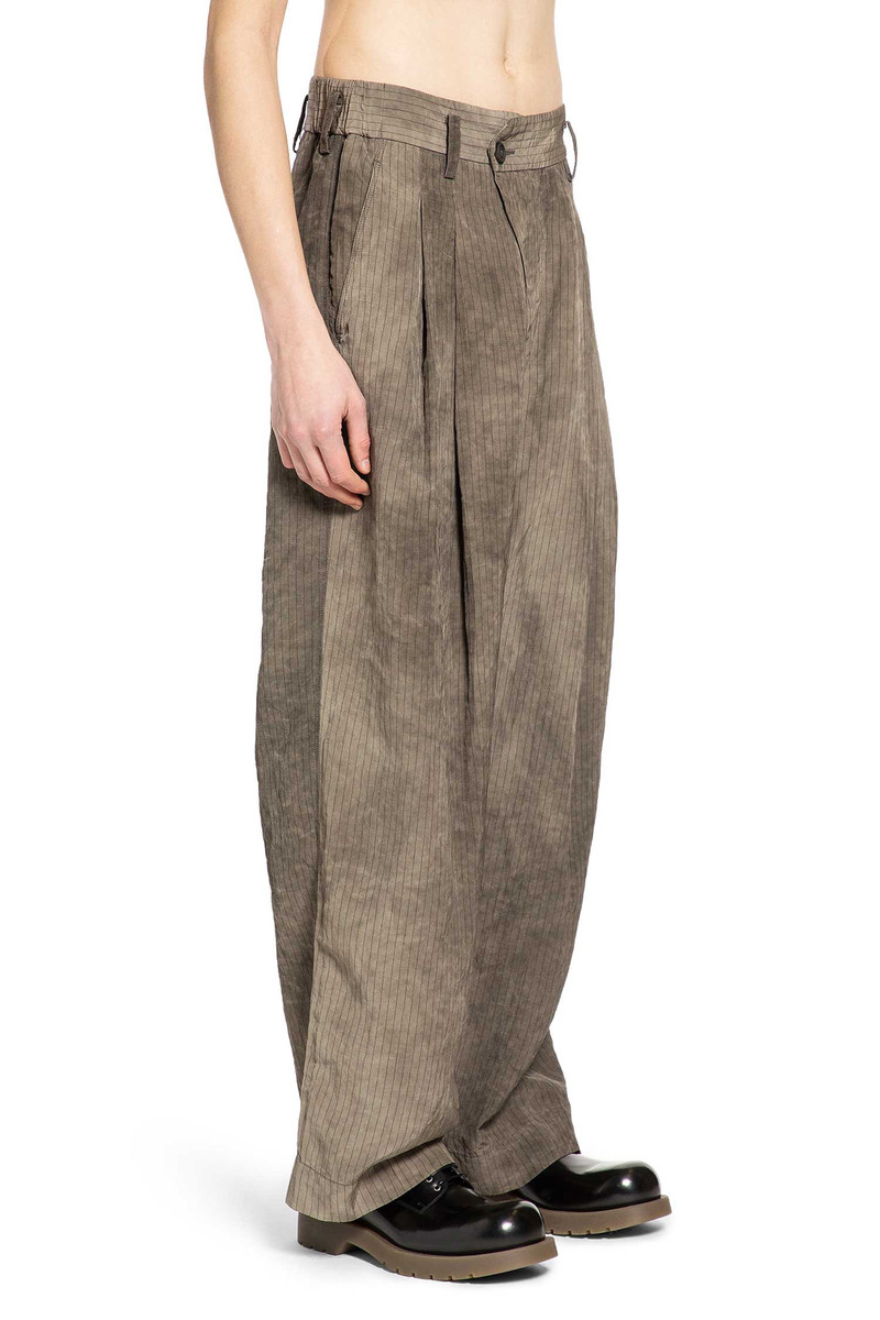 Ziggy Chen Drop Crotch Pleated Trousers outlook