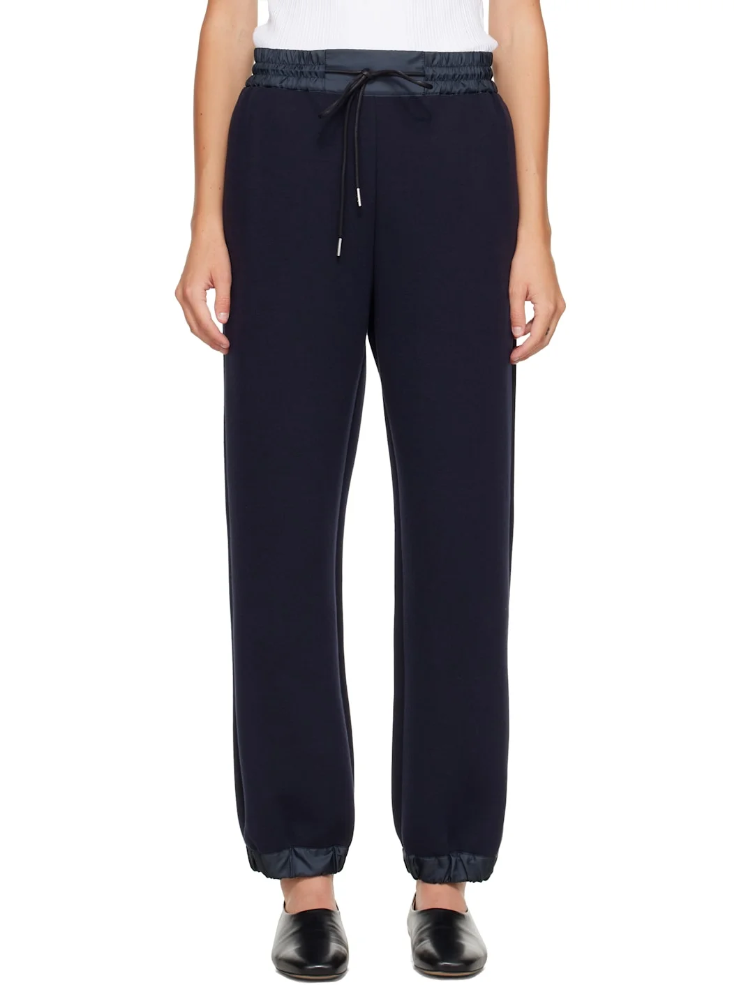 Navy Sponge Sweatpants - 1
