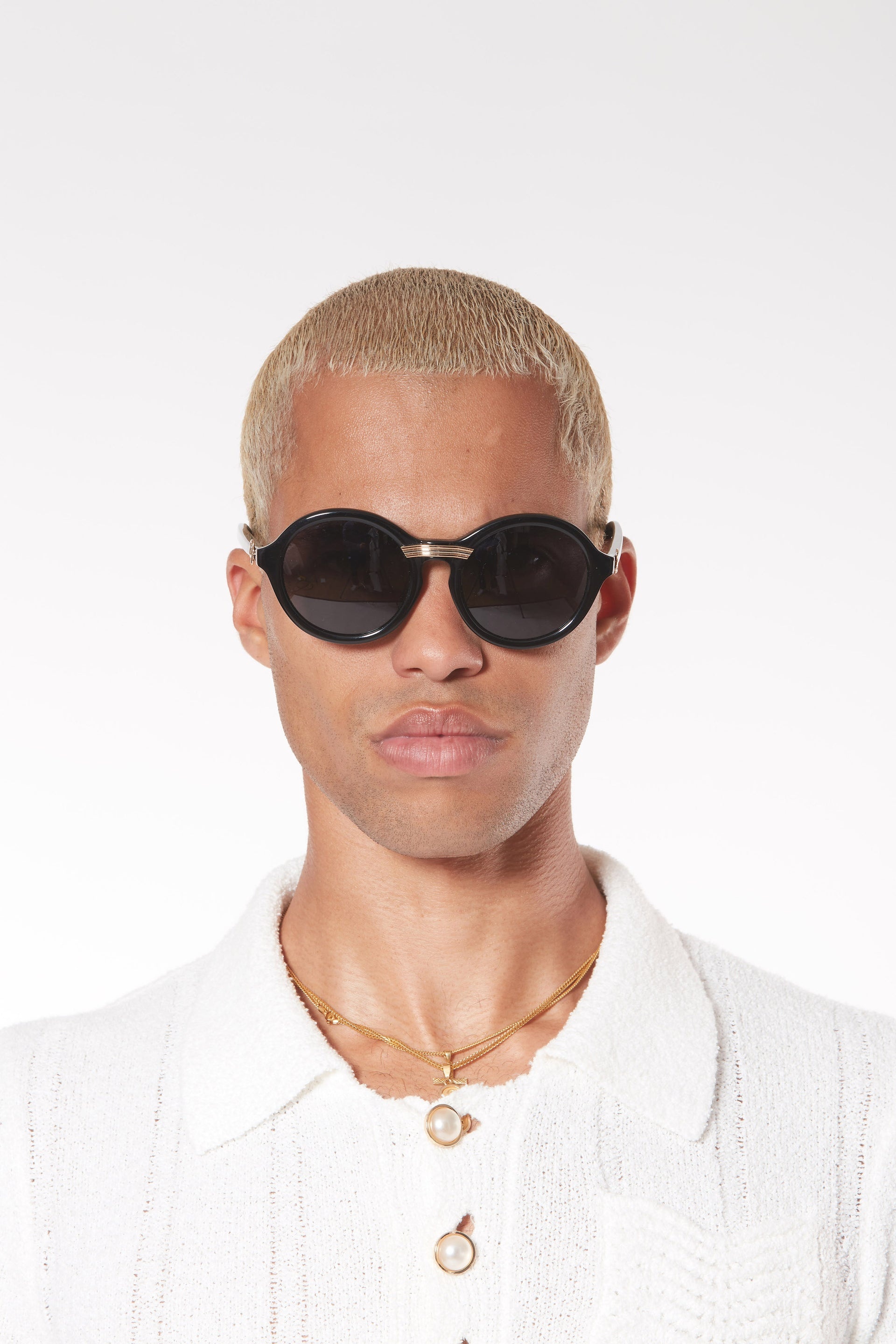 Tajer Black & Gold Sunglasses - 3