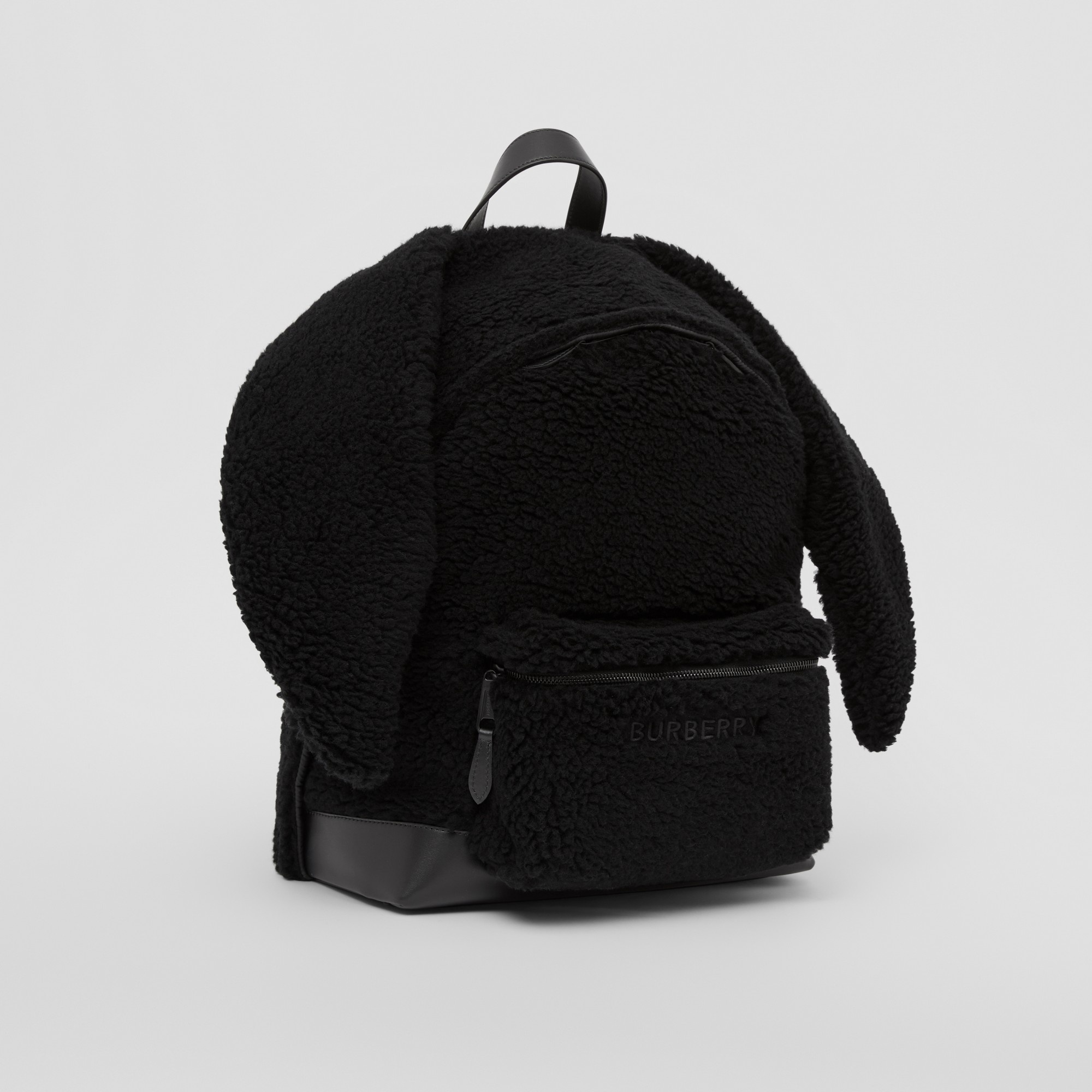 Rabbit Detail Fleece Backpack - 7