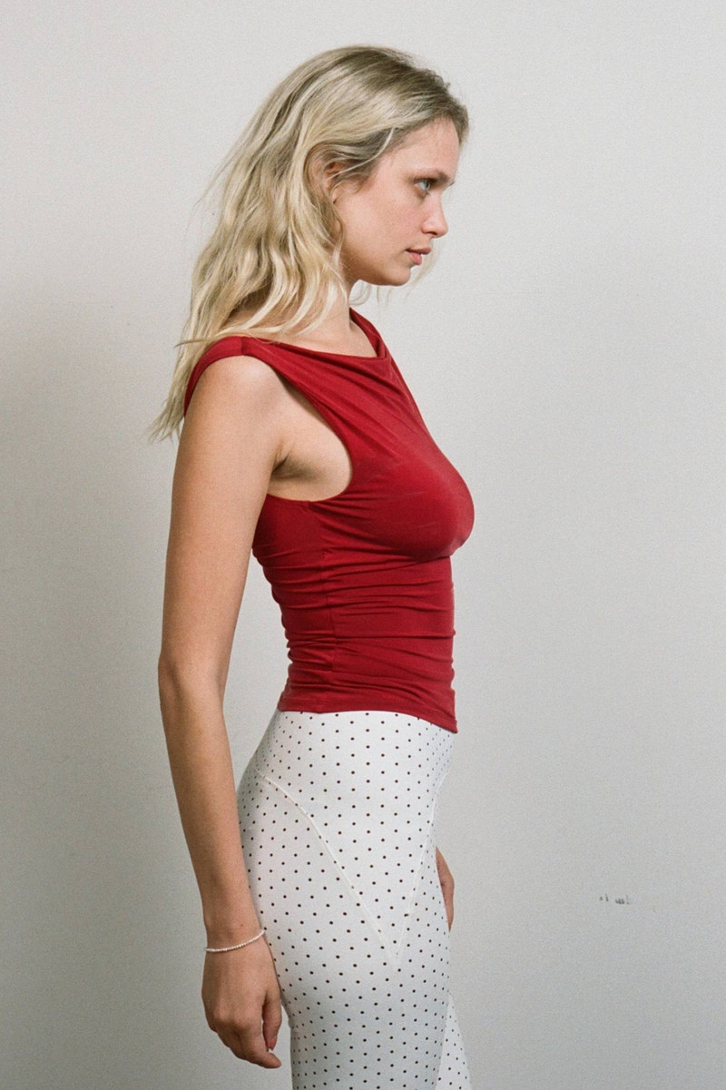LANI TOP - BLUSH VEGAN SILK 4