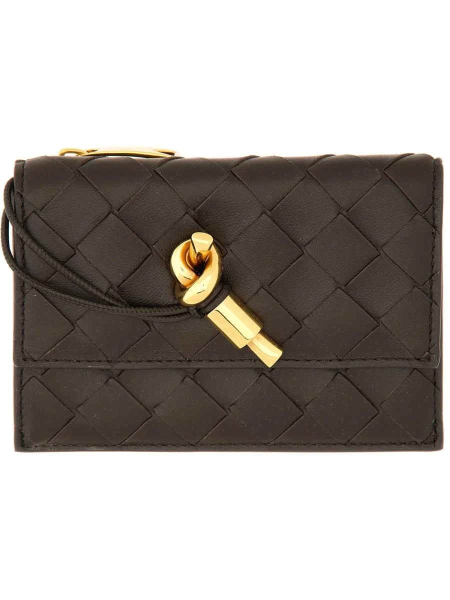 Bottega Veneta Women "Let's Go" Card Holder With Zipper - 1