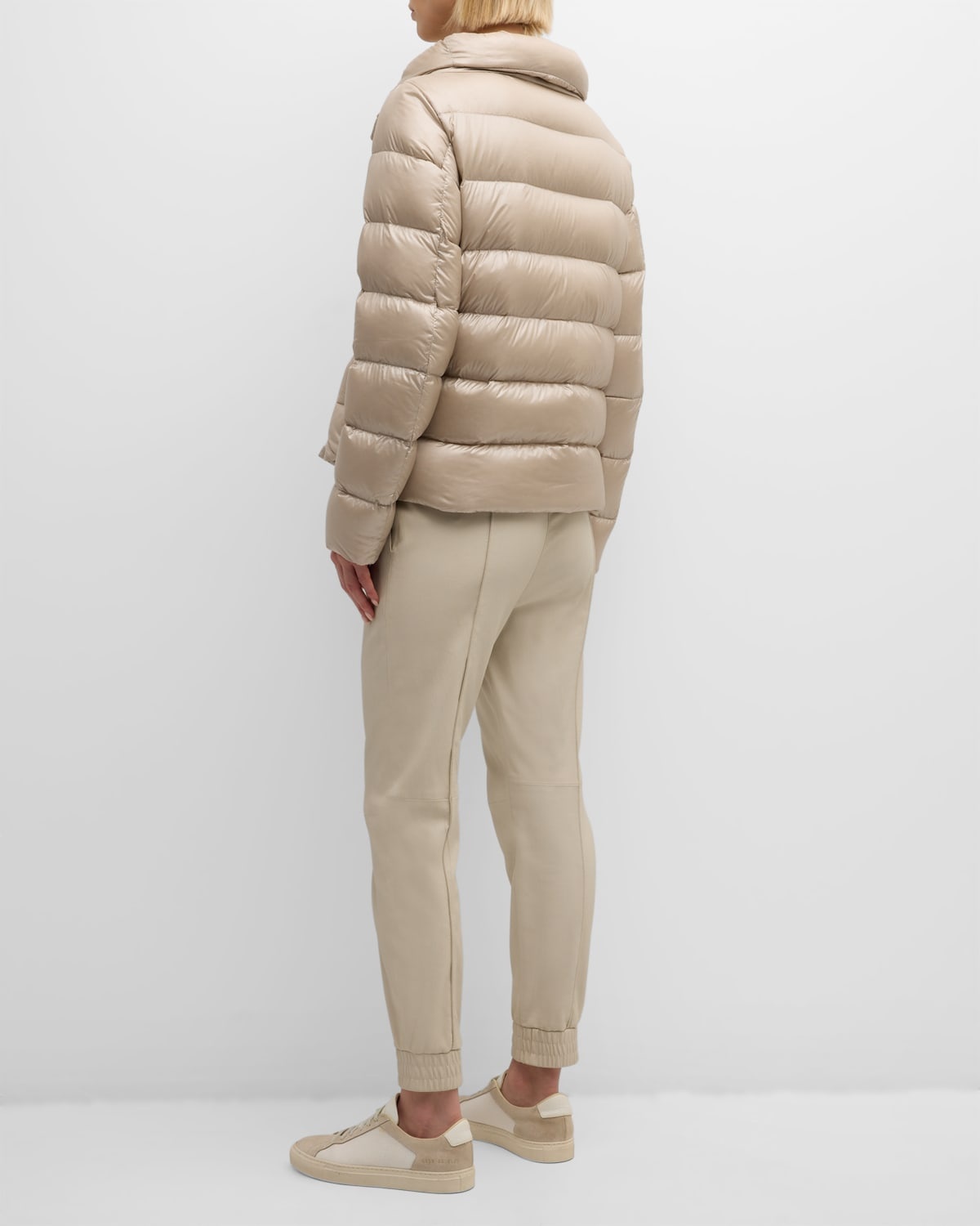 Piumino Nylon Ultralight Dettagli Puffer Jacket - 4