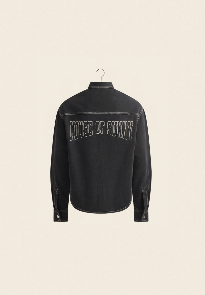 House of Sunny POWER LOGO TOPSTITCH SHIRT outlook