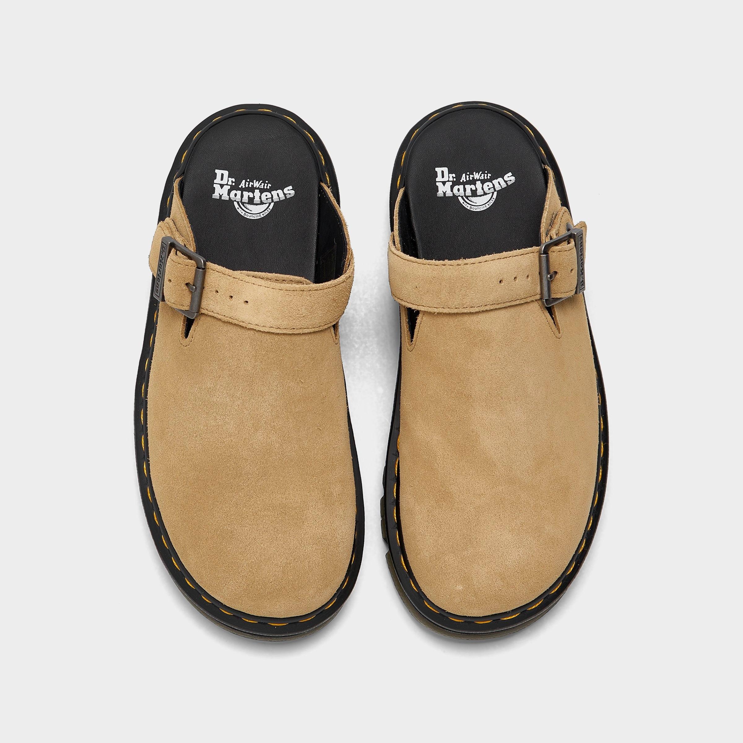 WOMEN'S DR. MARTENS ZEBZAG SUEDE SLINGBACK MULE SANDALS - 5