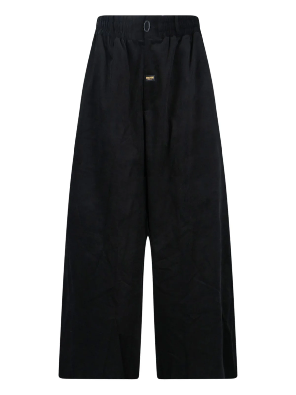 RIBBED WIDE PANTS - 1