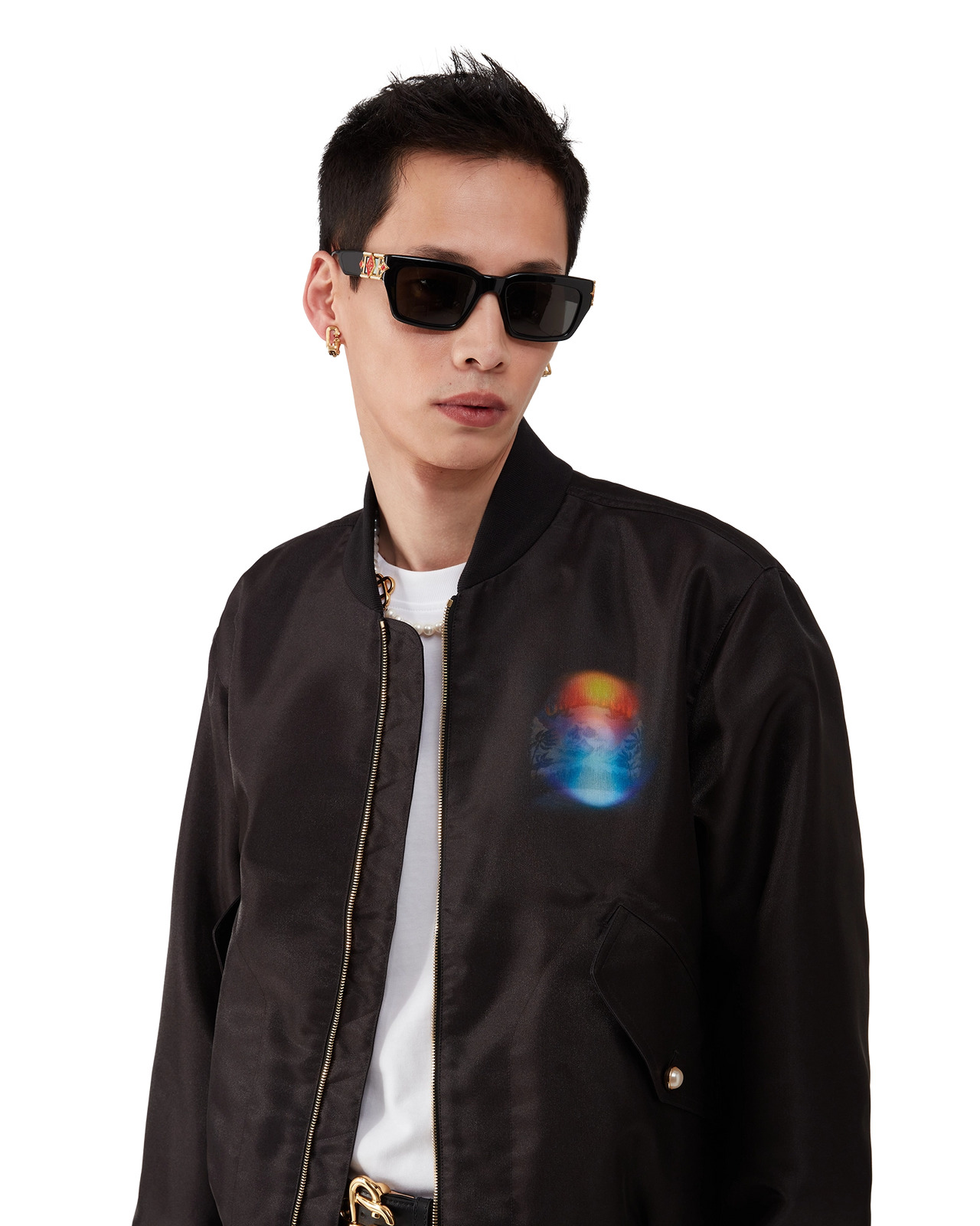 Organza Gradient Bomber Jacket | Casablanca Paris - 4