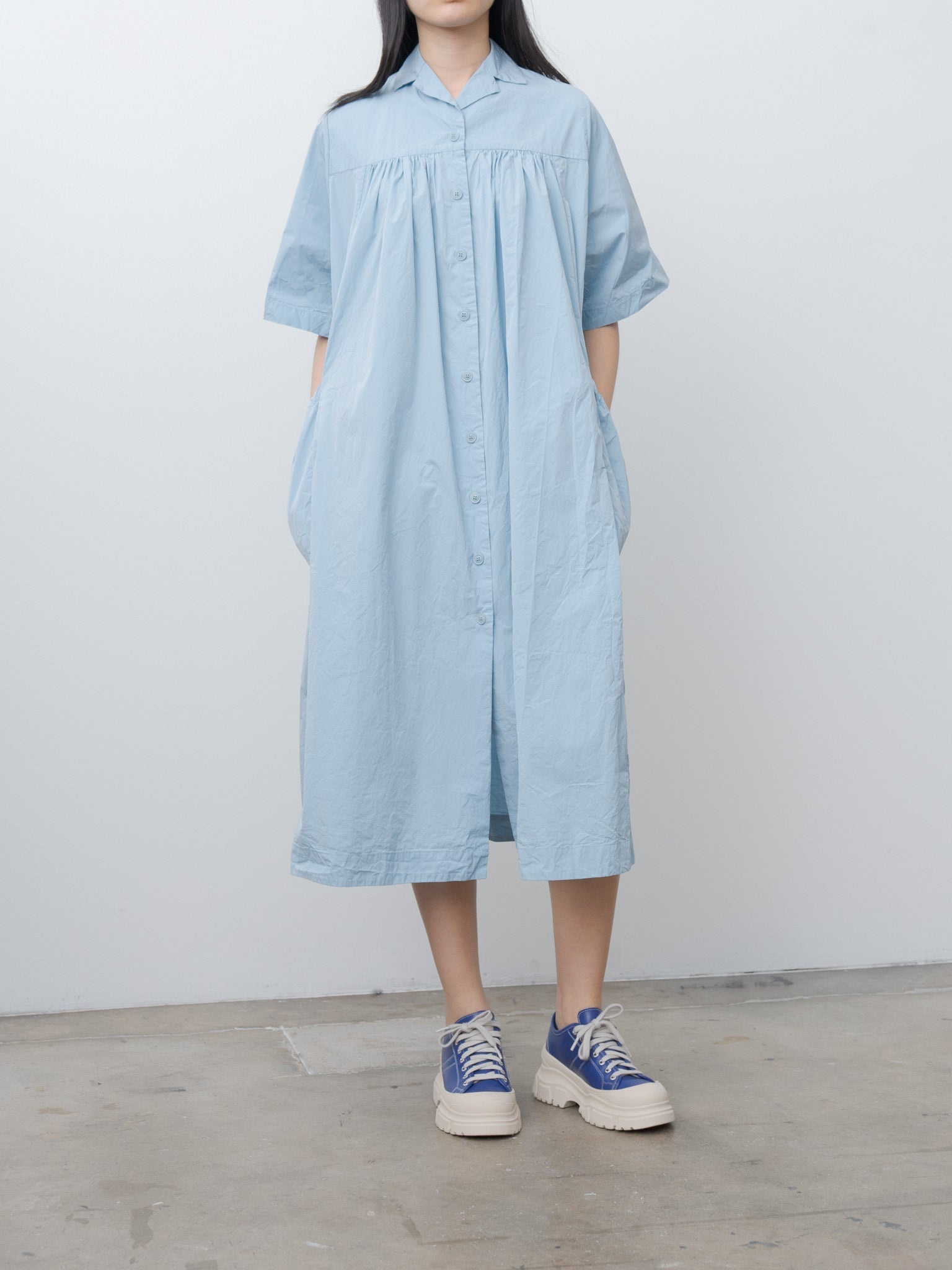 Rythme Dress TAFFETA - Sky Blue - 5
