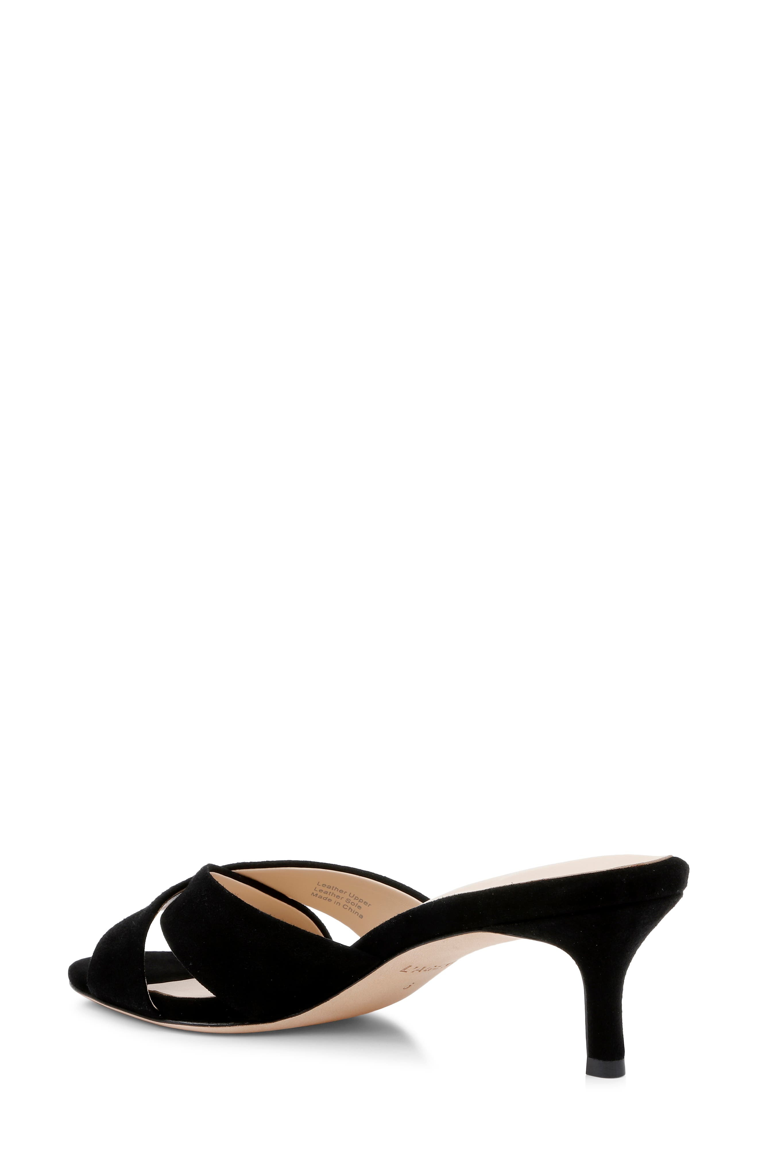 L'AGENCE Aveline Slide Sandal in Black at Nordstrom - 2