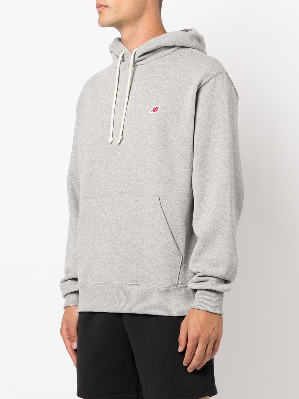 embroidered-logo hoodie - 3