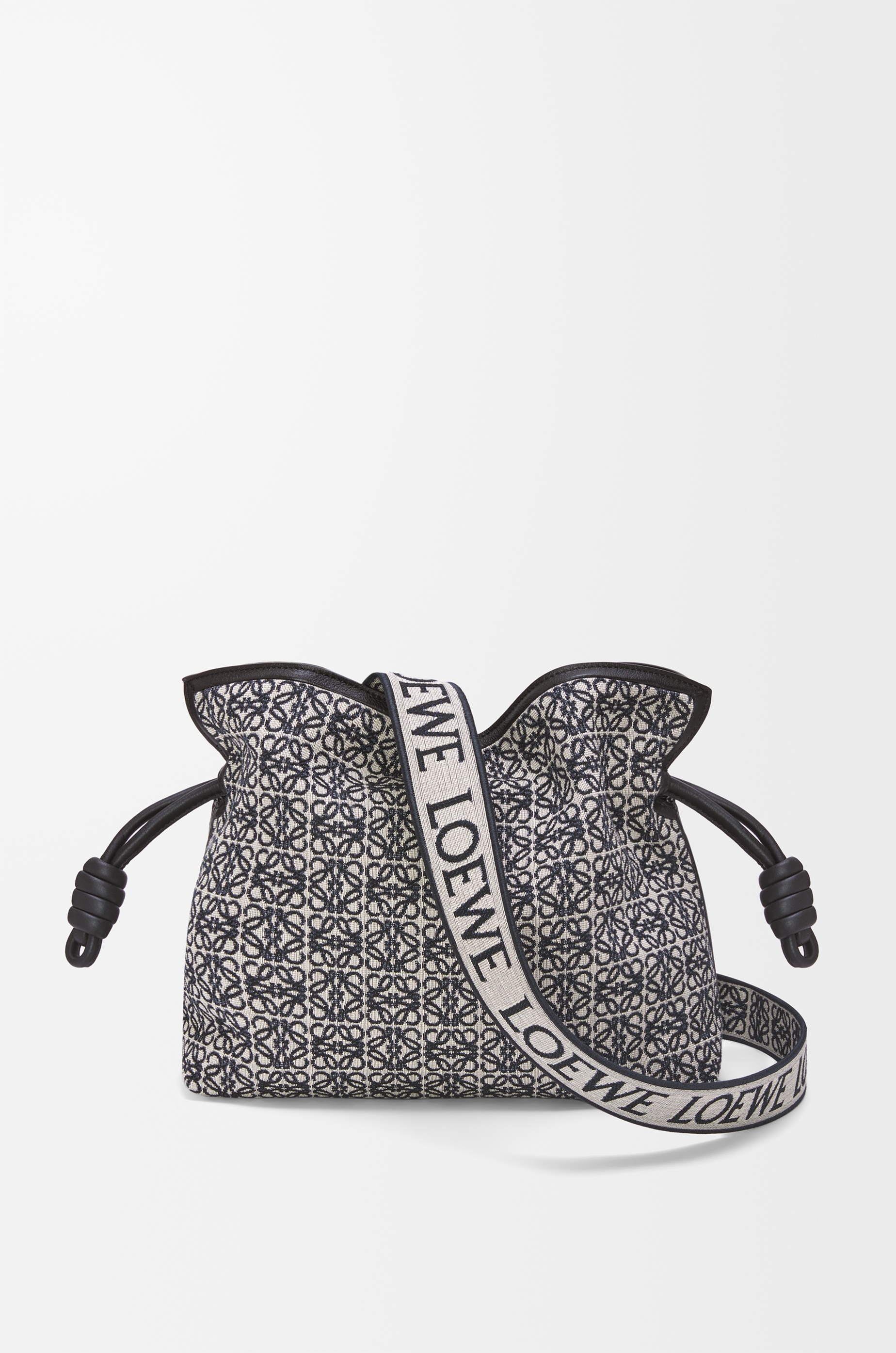 Anagram strap in jacquard and calfskin - 3