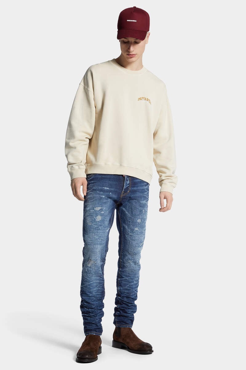 RELAX FIT DSQUARED2 HERITAGE CREWNECK - 6