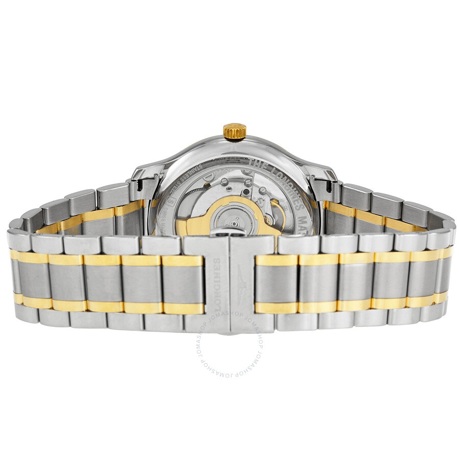 Longines Master Collection White Dial Steel and 18kt Yellow Gold Men's Watch L26285787 - 3