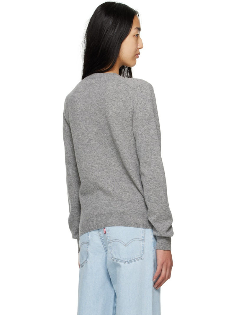 Gray Double Heart Sweater 3