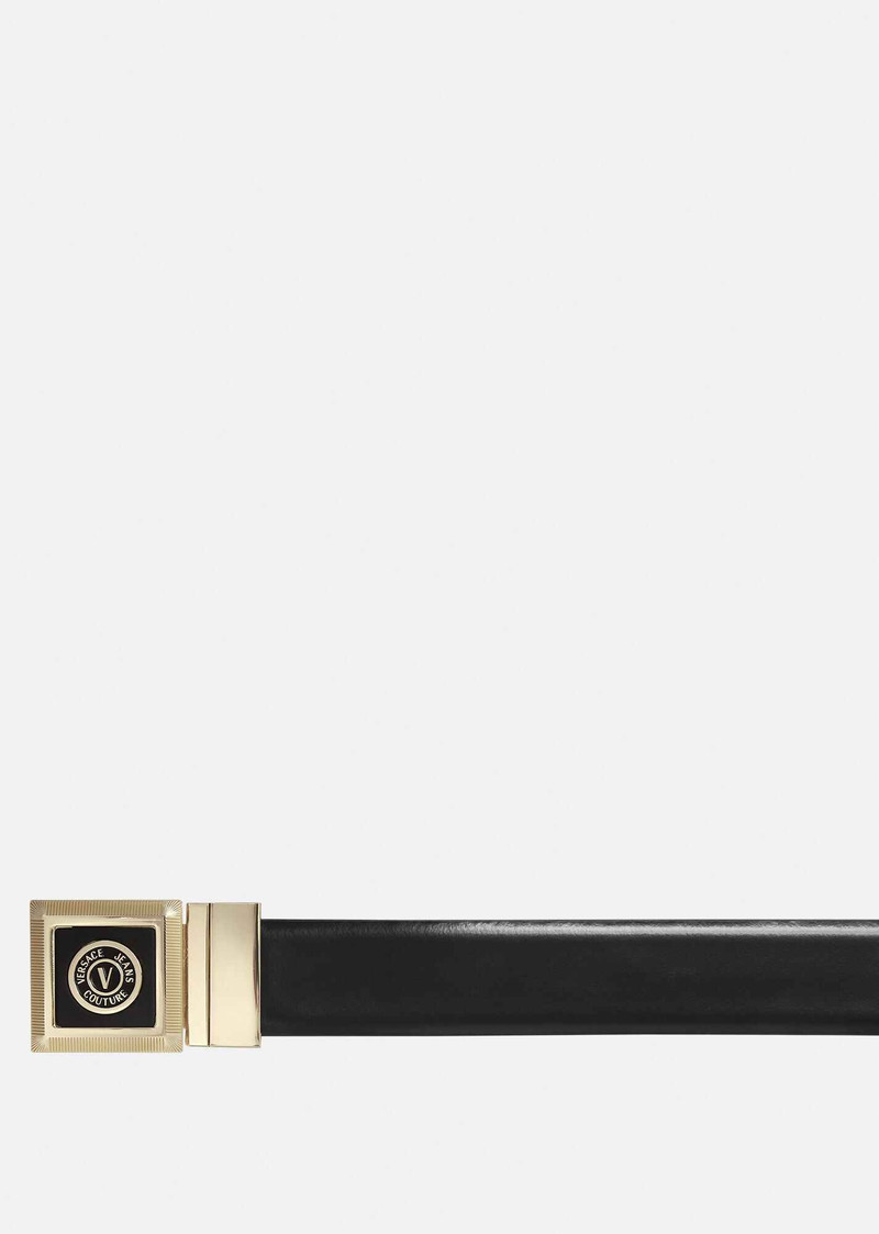 VERSACE JEANS COUTURE Reversible Logo Atom Belt outlook