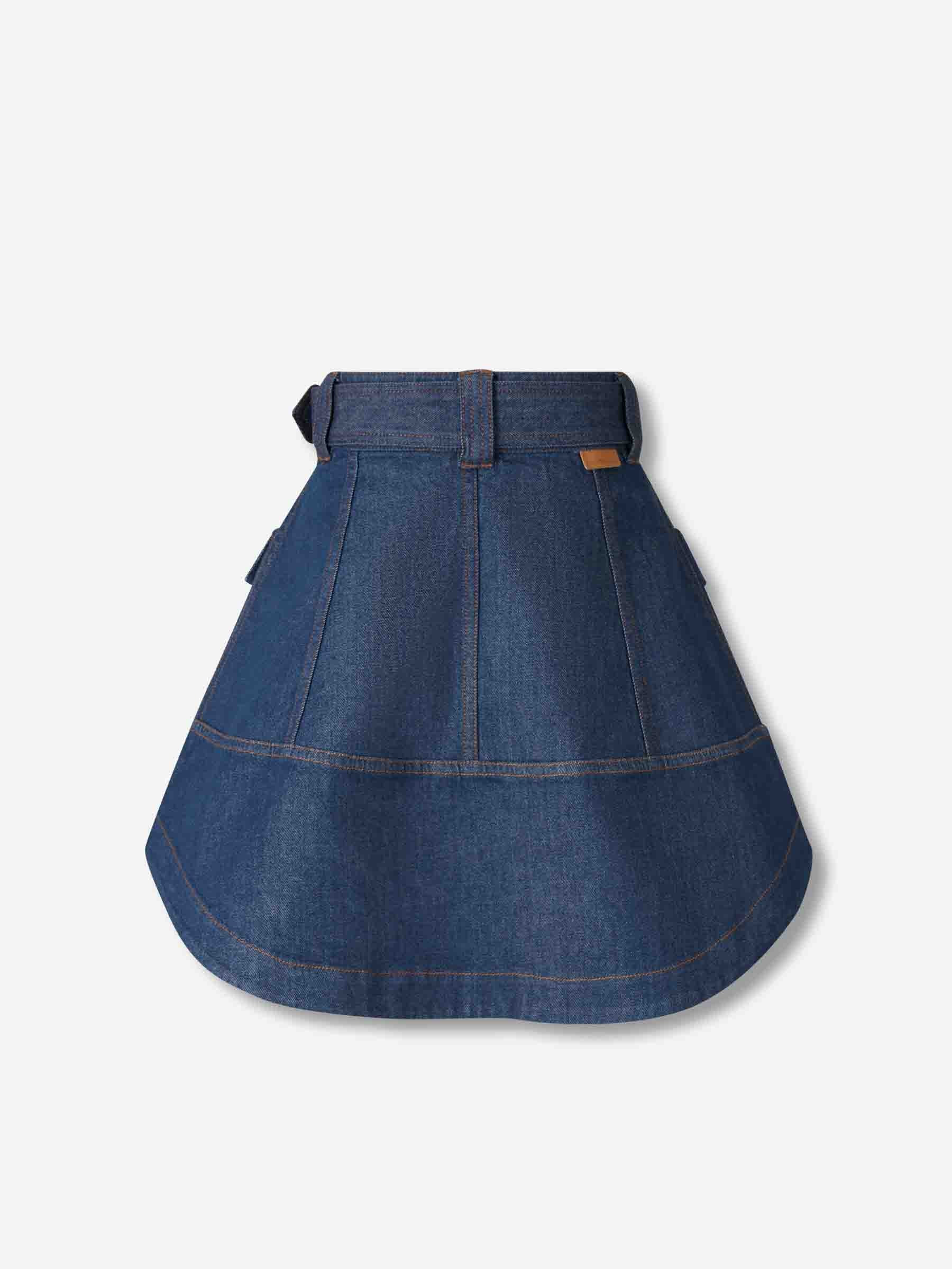 MINI DENIM SKIRT - 3