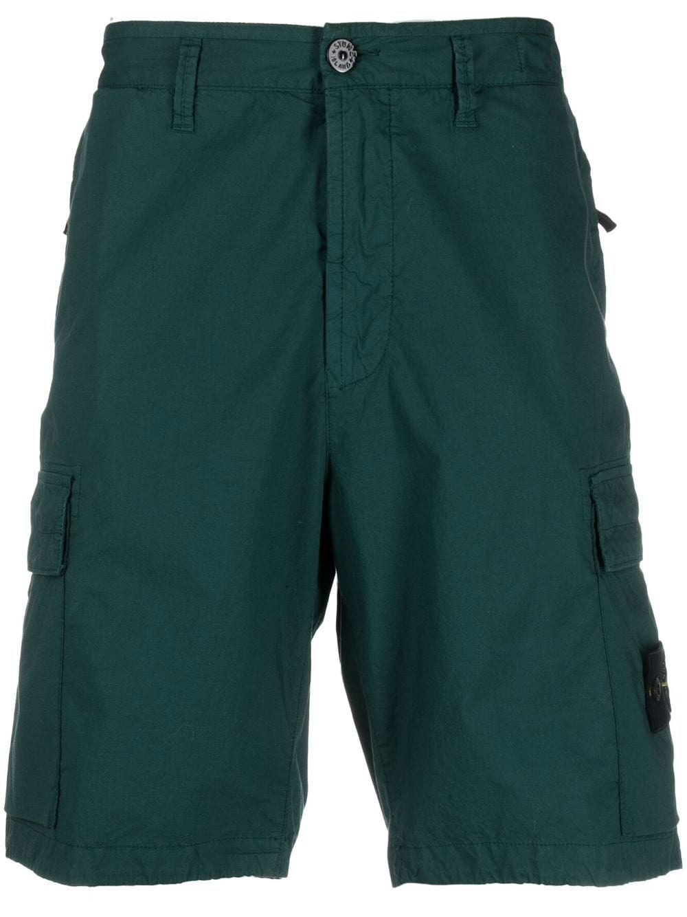 Compass-patch cargo shorts - 1