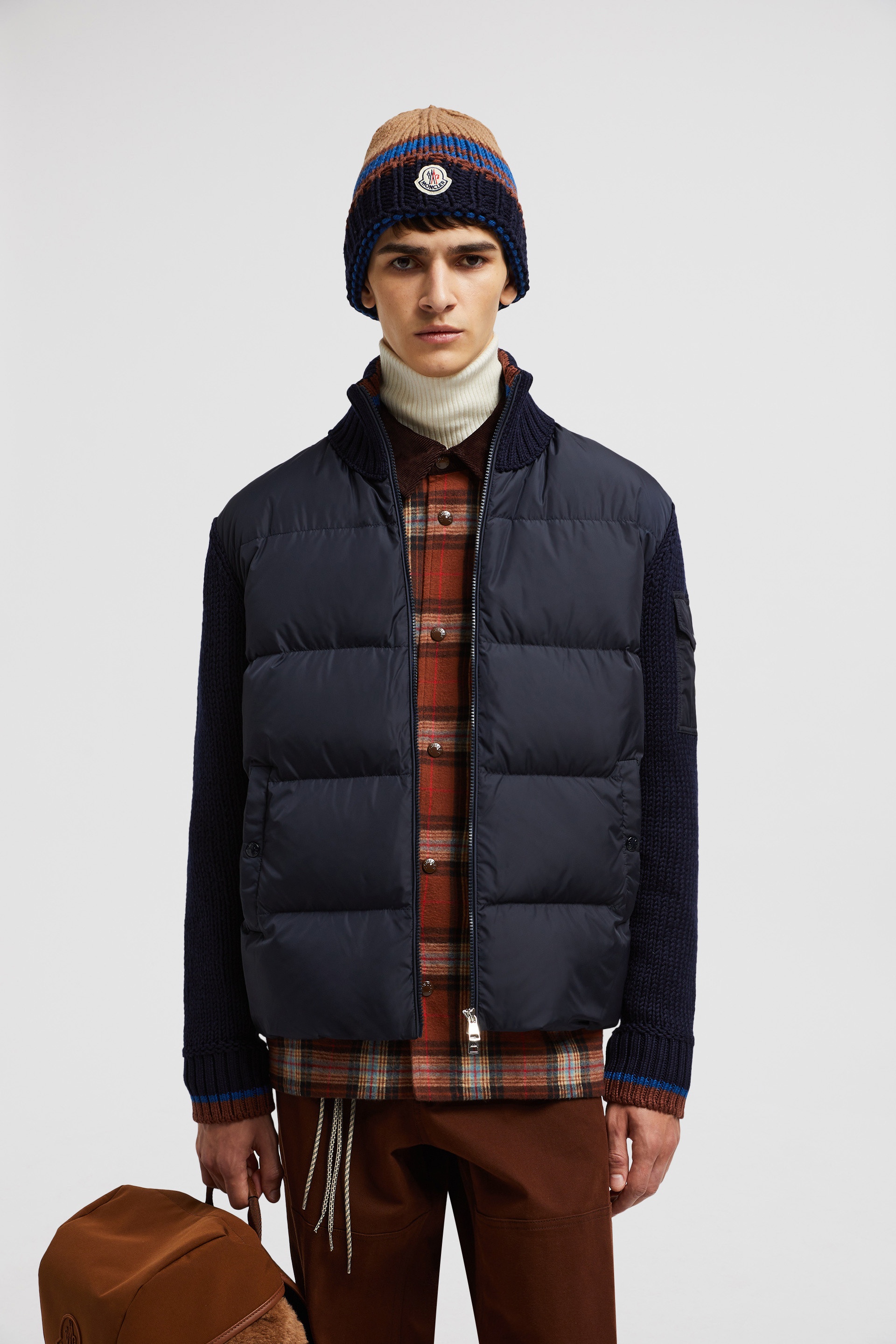 Moncler Padded Wool Zip-Up Cardigan - J20919B00029M1172775