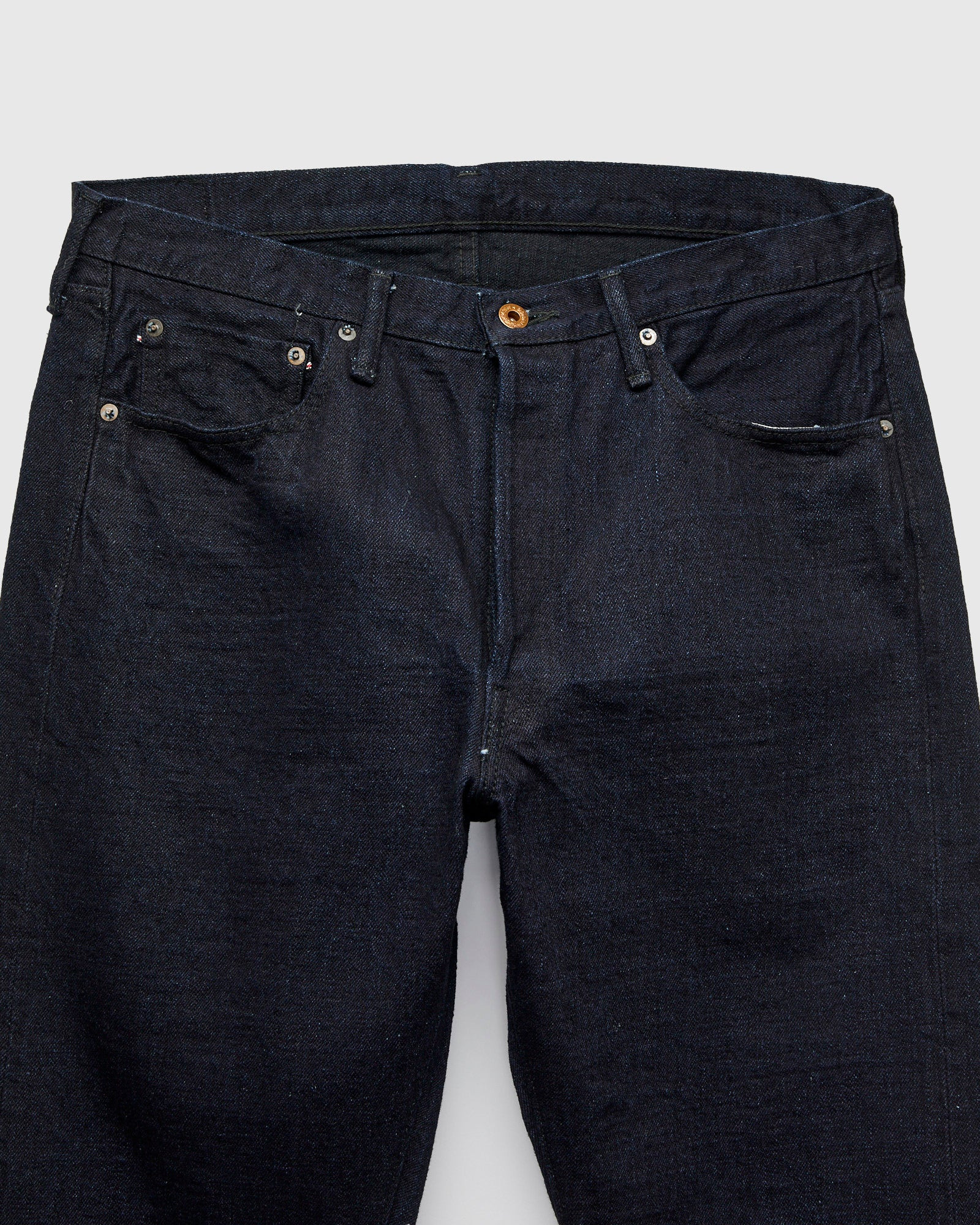 B1110SRB "Super Rough" Indigo/Black 15.5oz Selvedge Denim - Tapered Fit - 5