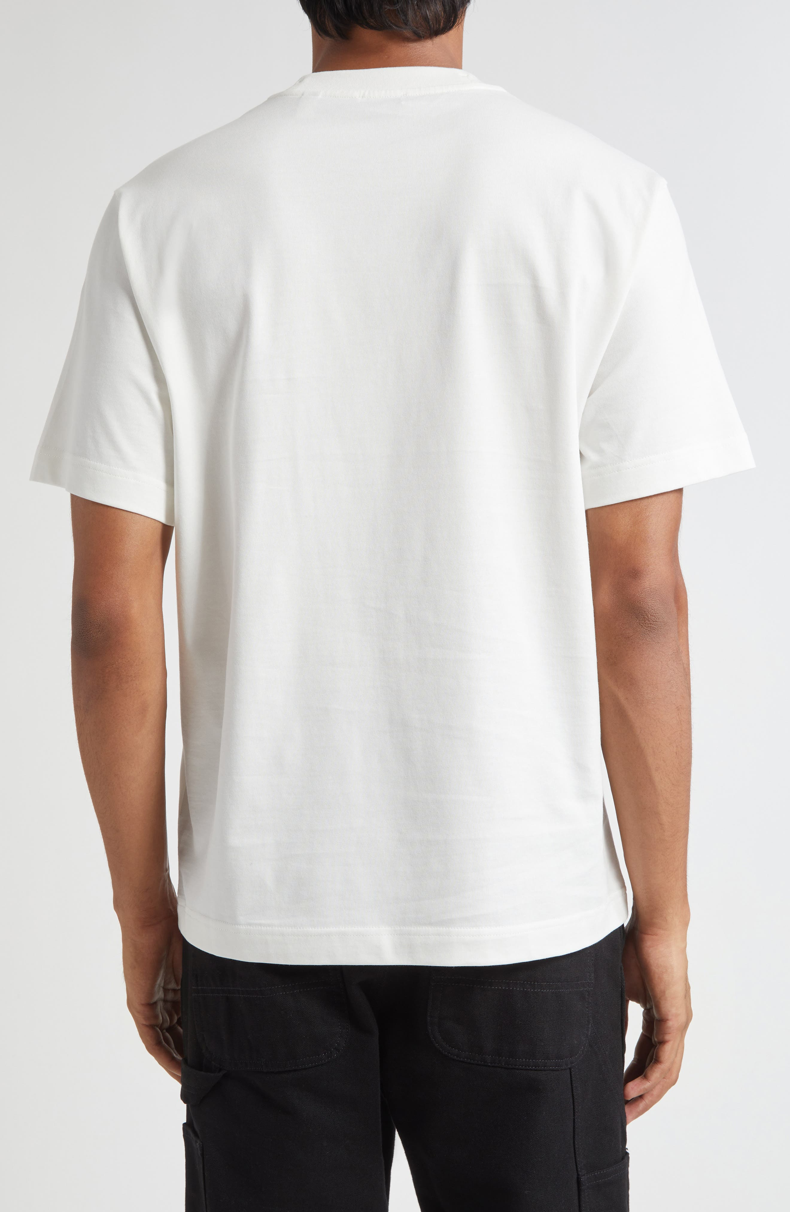 burberry Seth EKD Cotton Jersey T-Shirt in Chalk at Nordstrom - 2