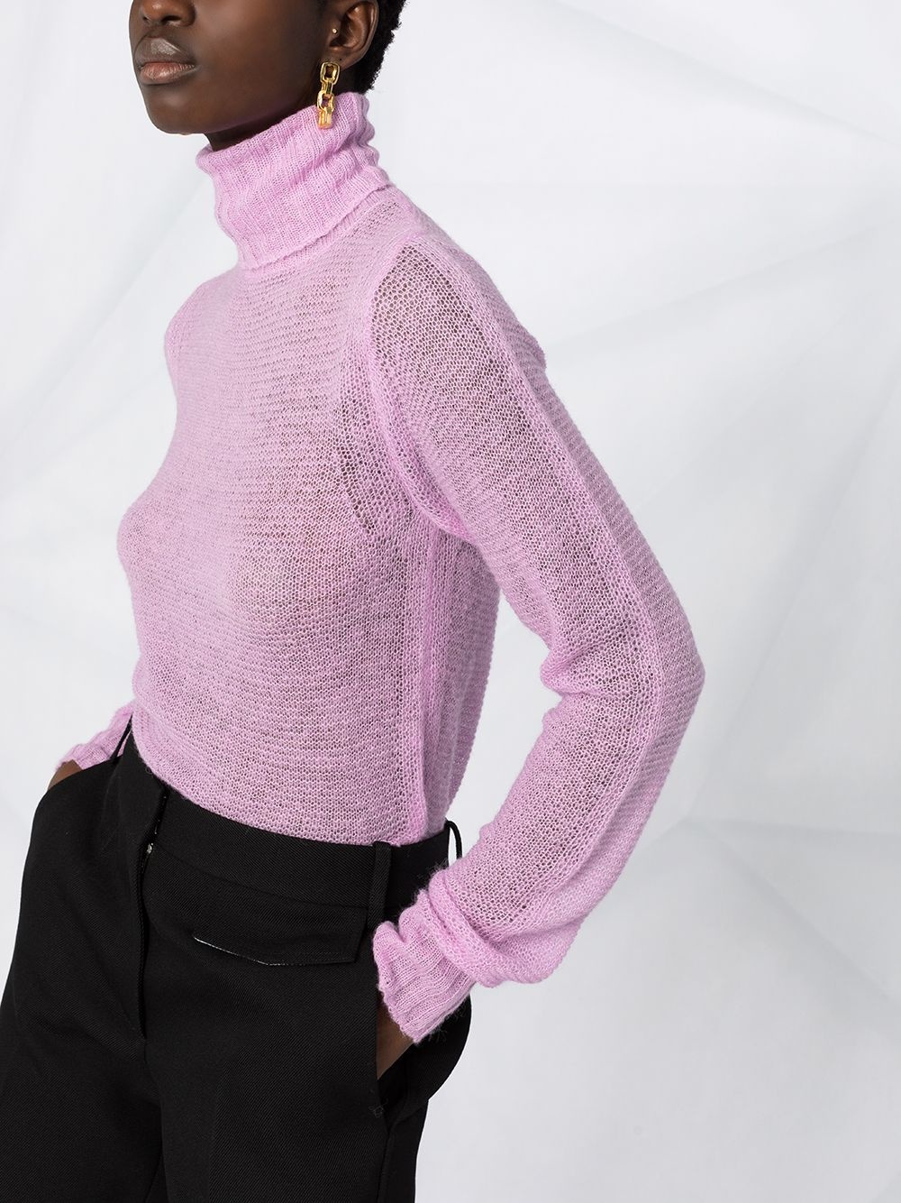 turtleneck jumper - 3