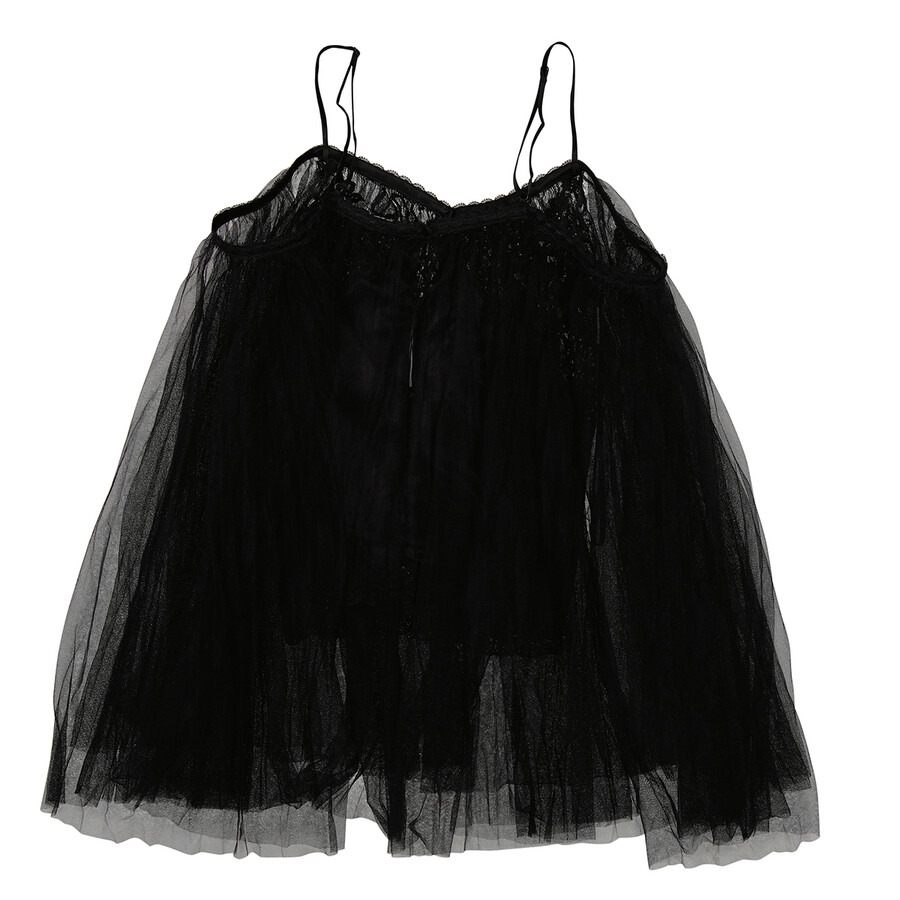 Alexander Wang Lace-Embroidered Charmeuse Tunic Top - 2